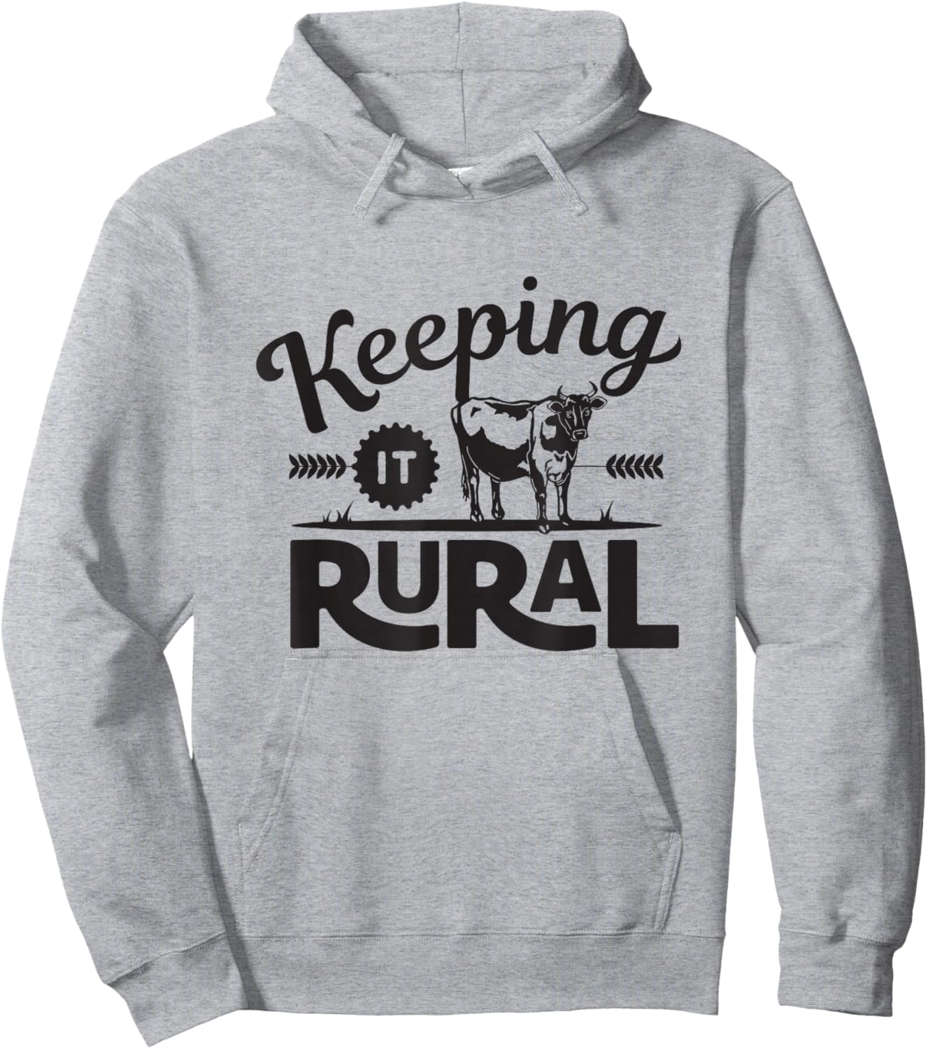 Keeping It Rural 2 Funny Farmer Hoodie - Hoodie | Ash