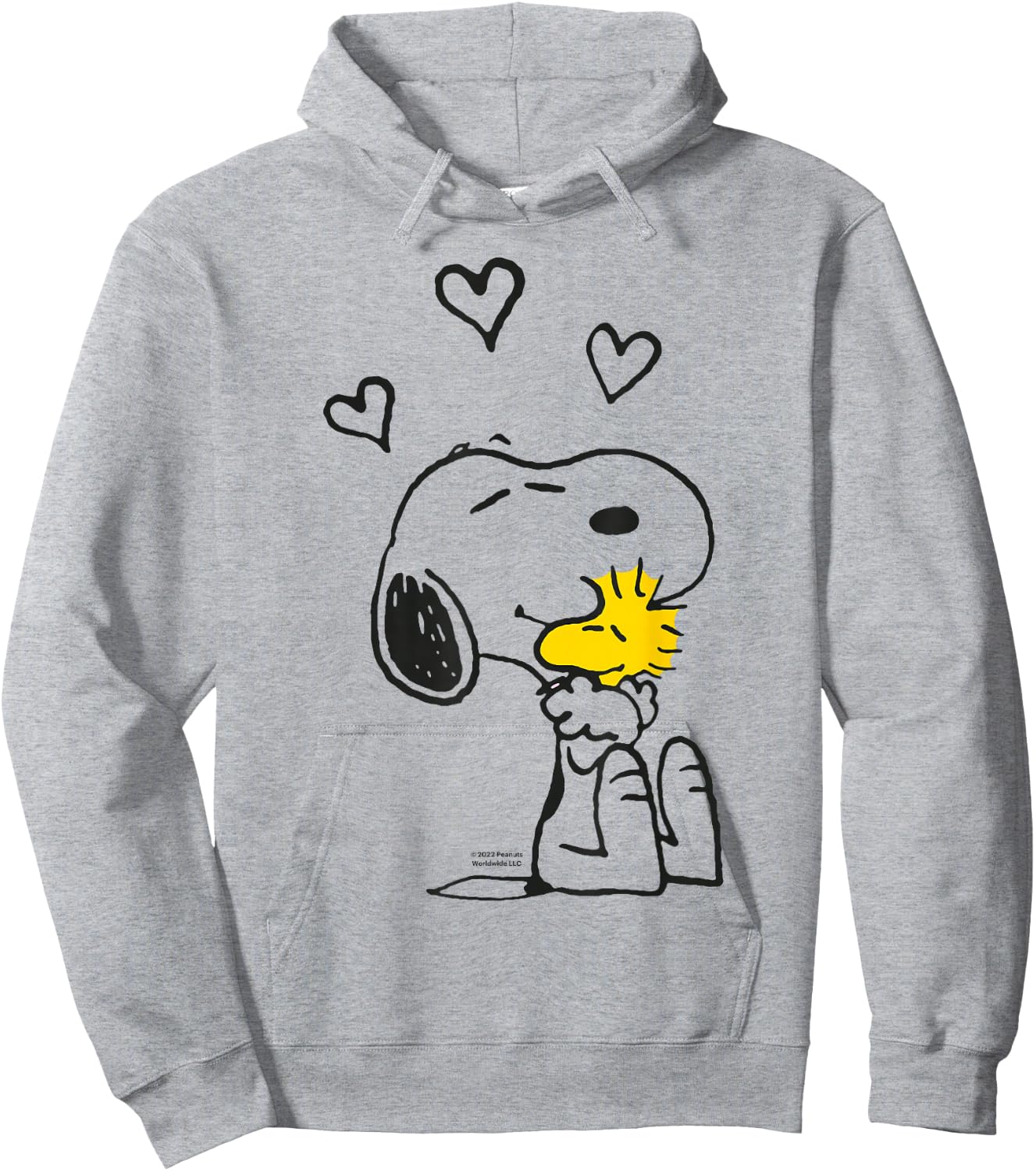 Peanuts - Snoopy Woodstock I Hold You Hoodie - Hoodie | Ash
