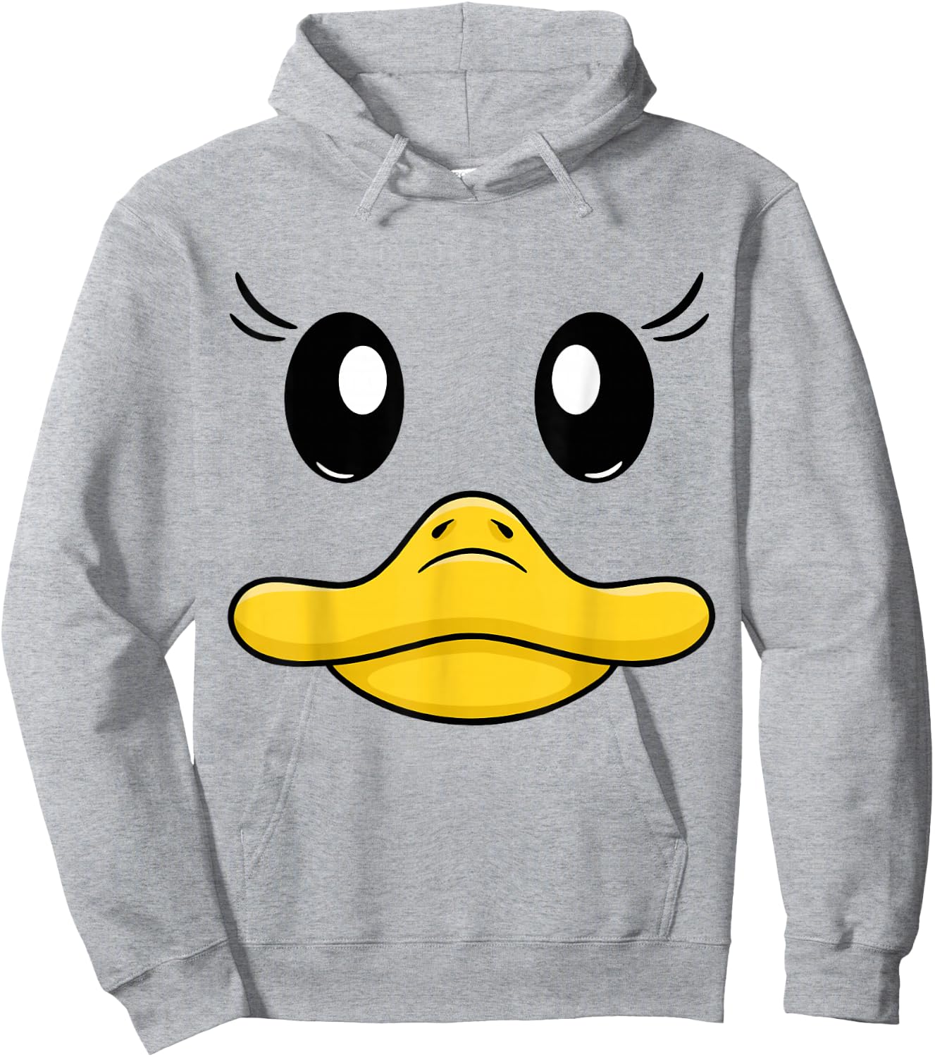 Duck costume goose duck face duck beak funny animal costume Hoodie - Hoodie | Ash