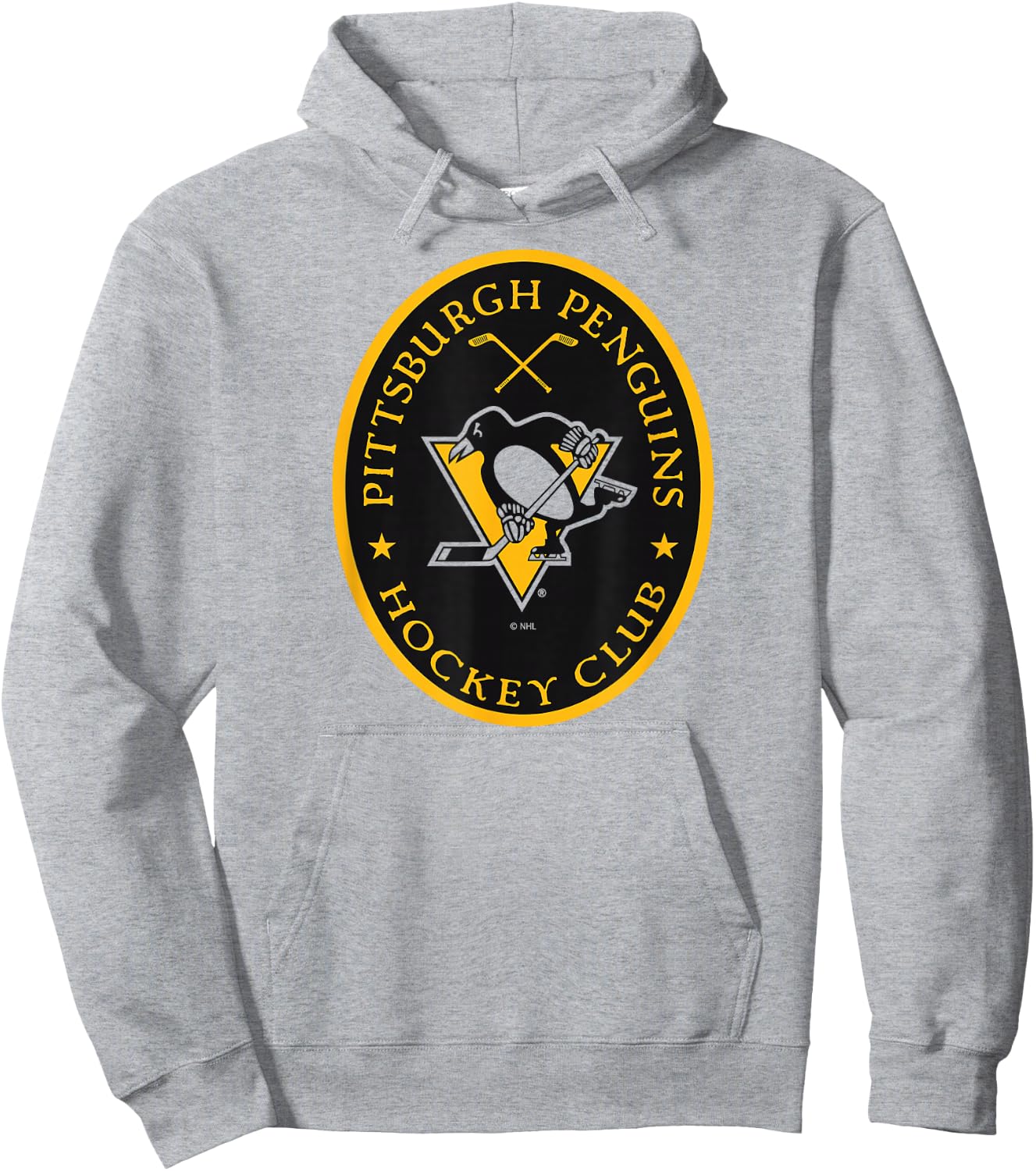 Pittsburgh Penguins Iconic White Officially Licensed Hoodie - Hoodie | Ash