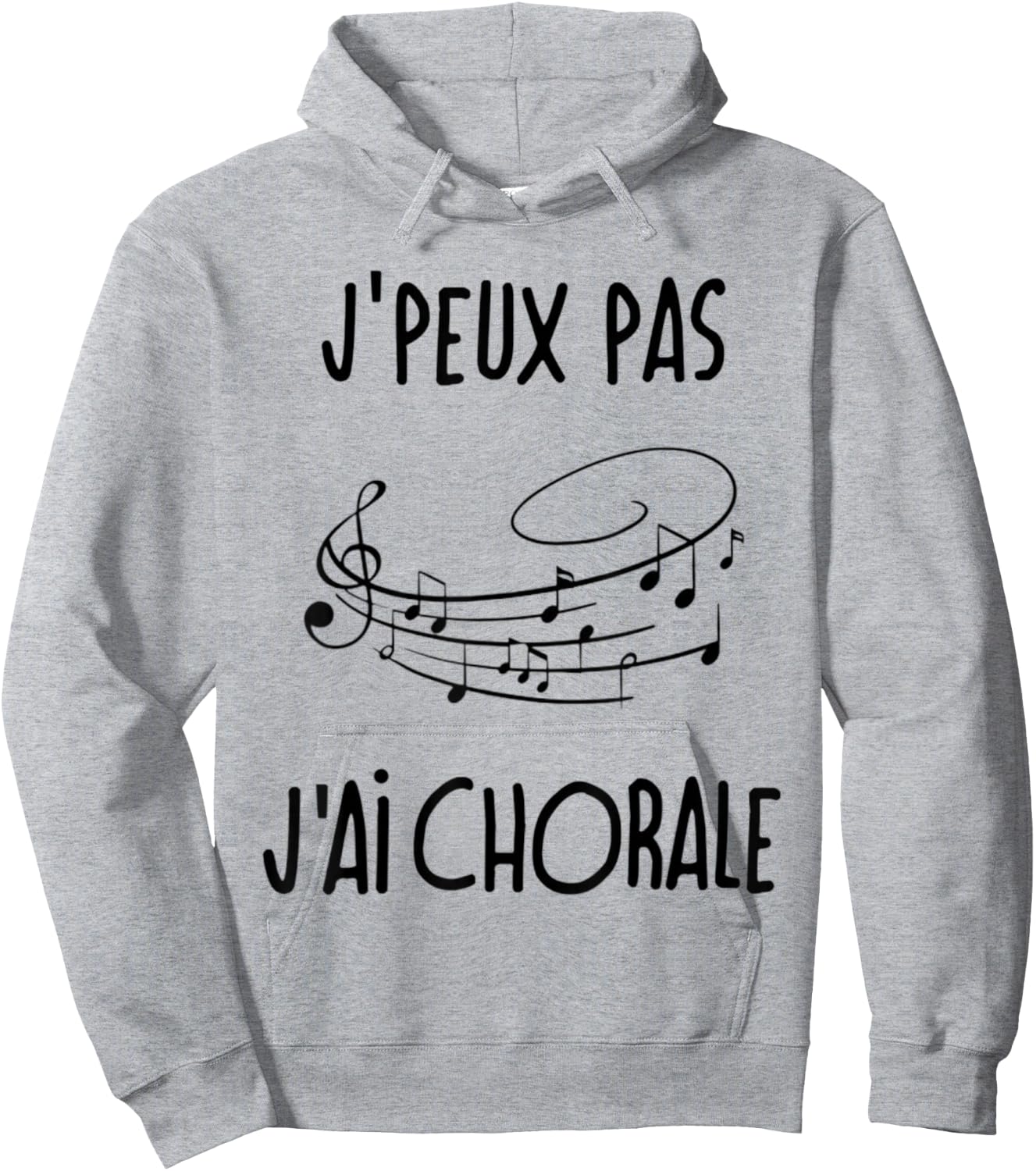 Je peux pas j'ai choir choir , white, S Hoodie - Hoodie | Ash