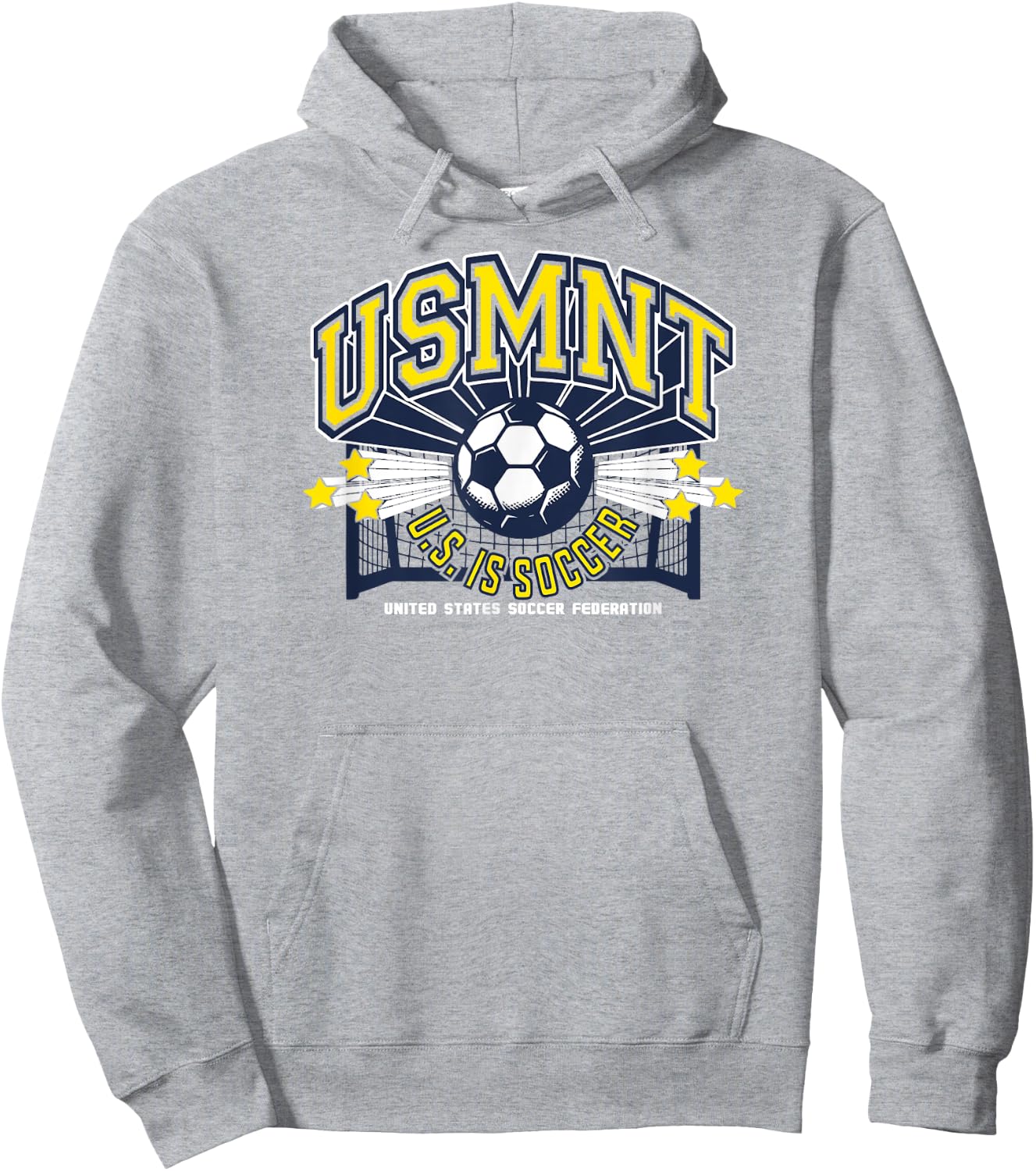 United States Men's Soccer Team USMNT Officially Licensed Hoodie - Hoodie | Ash