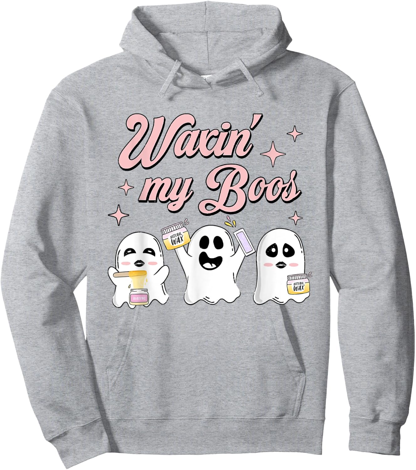 Waxing My Boos Waxing Technician Halloween Spooky Waxing Hoodie - Hoodie | Ash