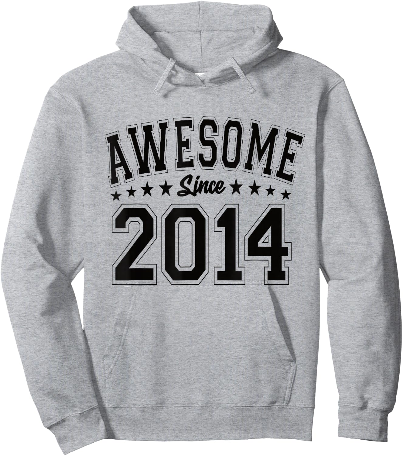 Awesome Since 2014 Birthday Awesome Vintage 2014 Hoodie - Hoodie | Ash