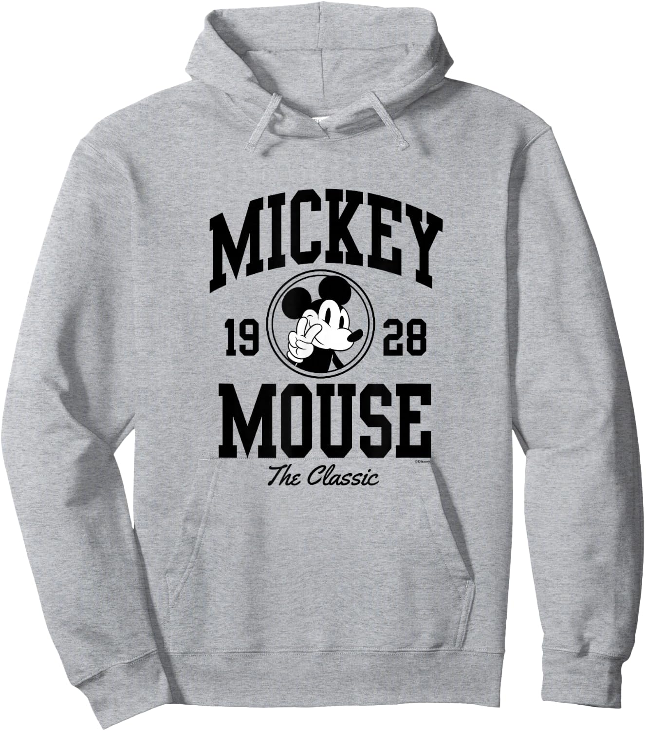 Mickey Mouse - 1928 Collegiate Hoodie - Hoodie | Ash
