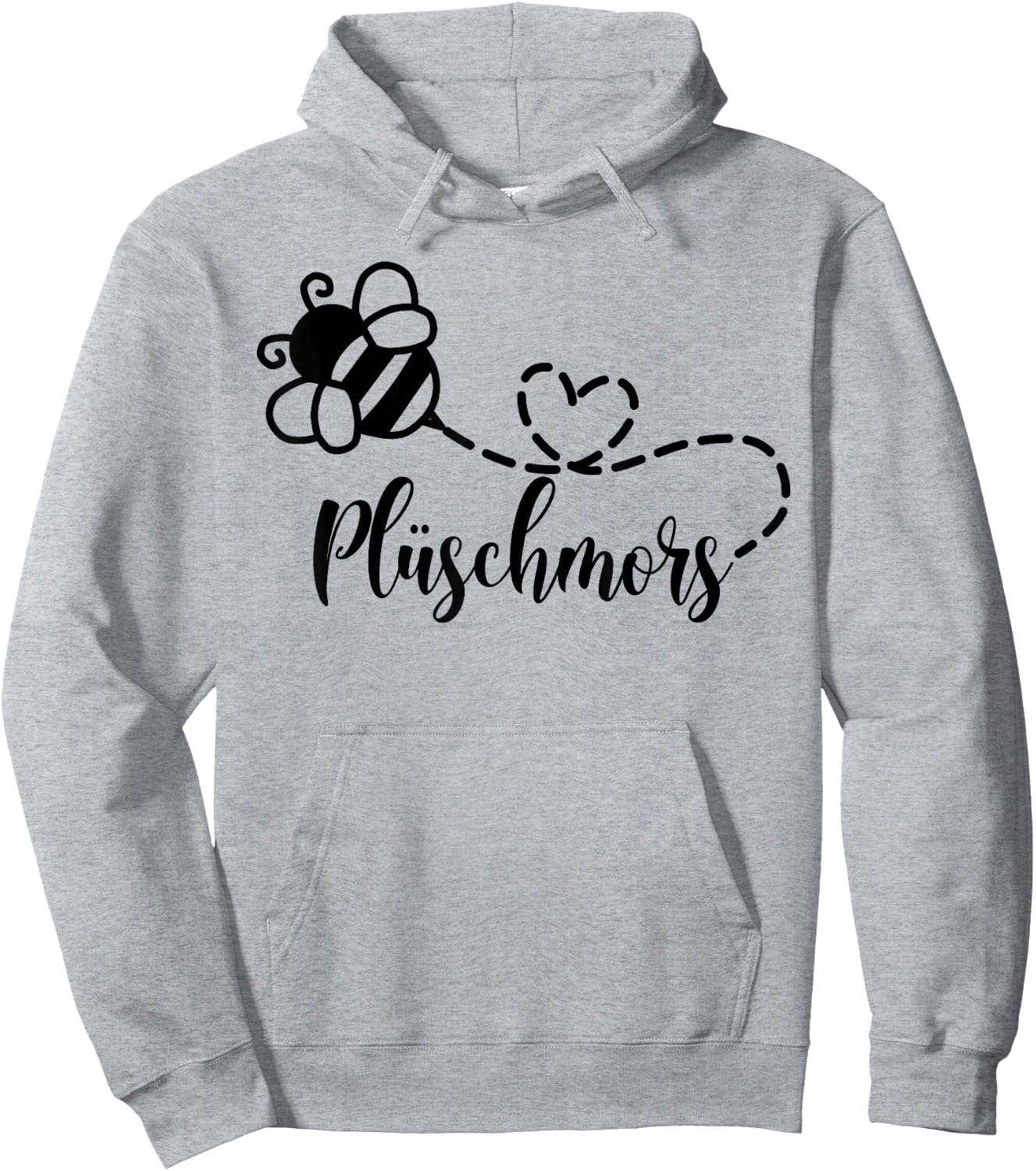 Plüschmors Hummel Ostfriesisch Nordsee Ostfriesland Hoodie - Hoodie | Ash