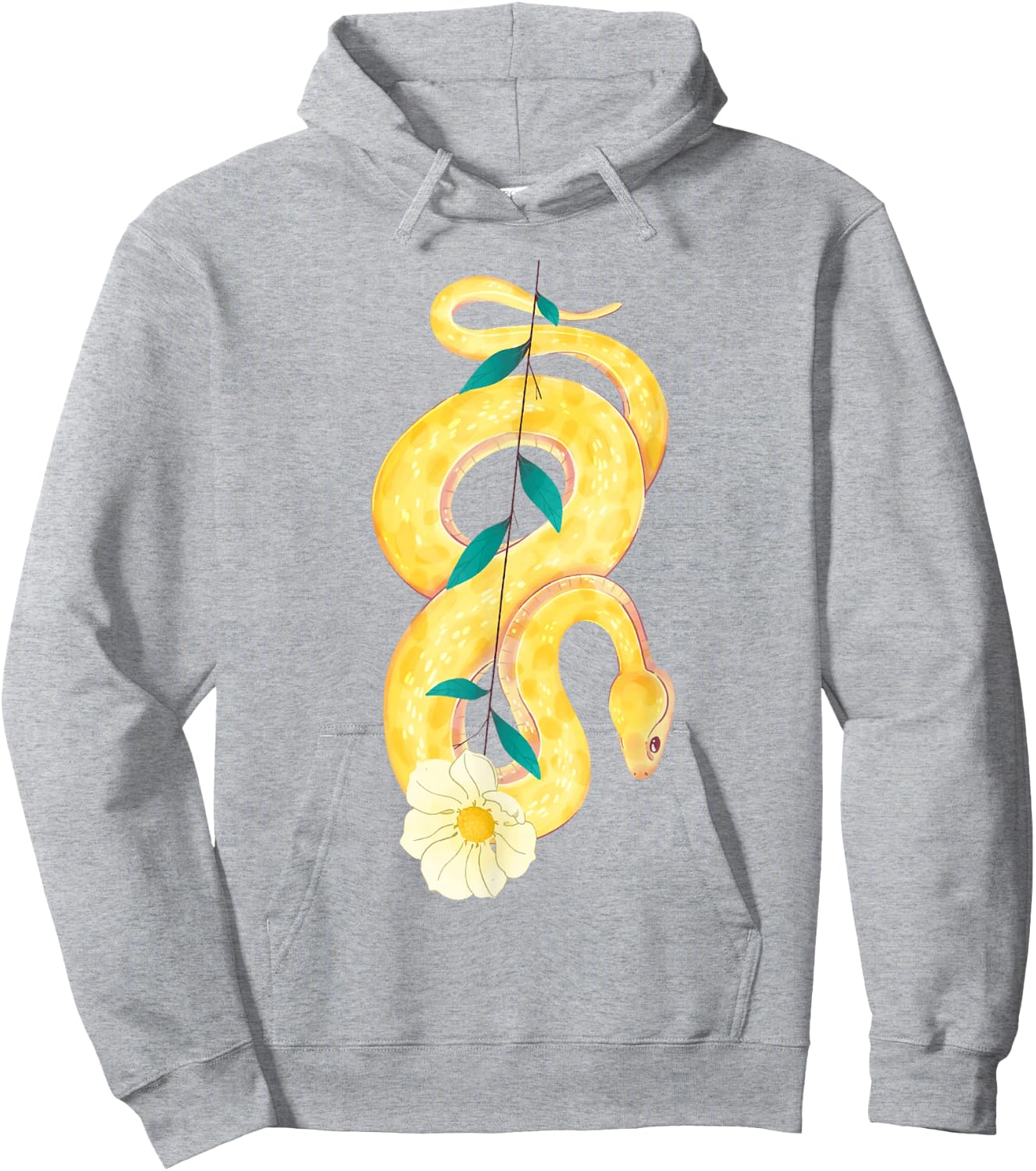 Ball Python Snake Banana Herpetology Snake Lover Hoodie - Hoodie | Ash