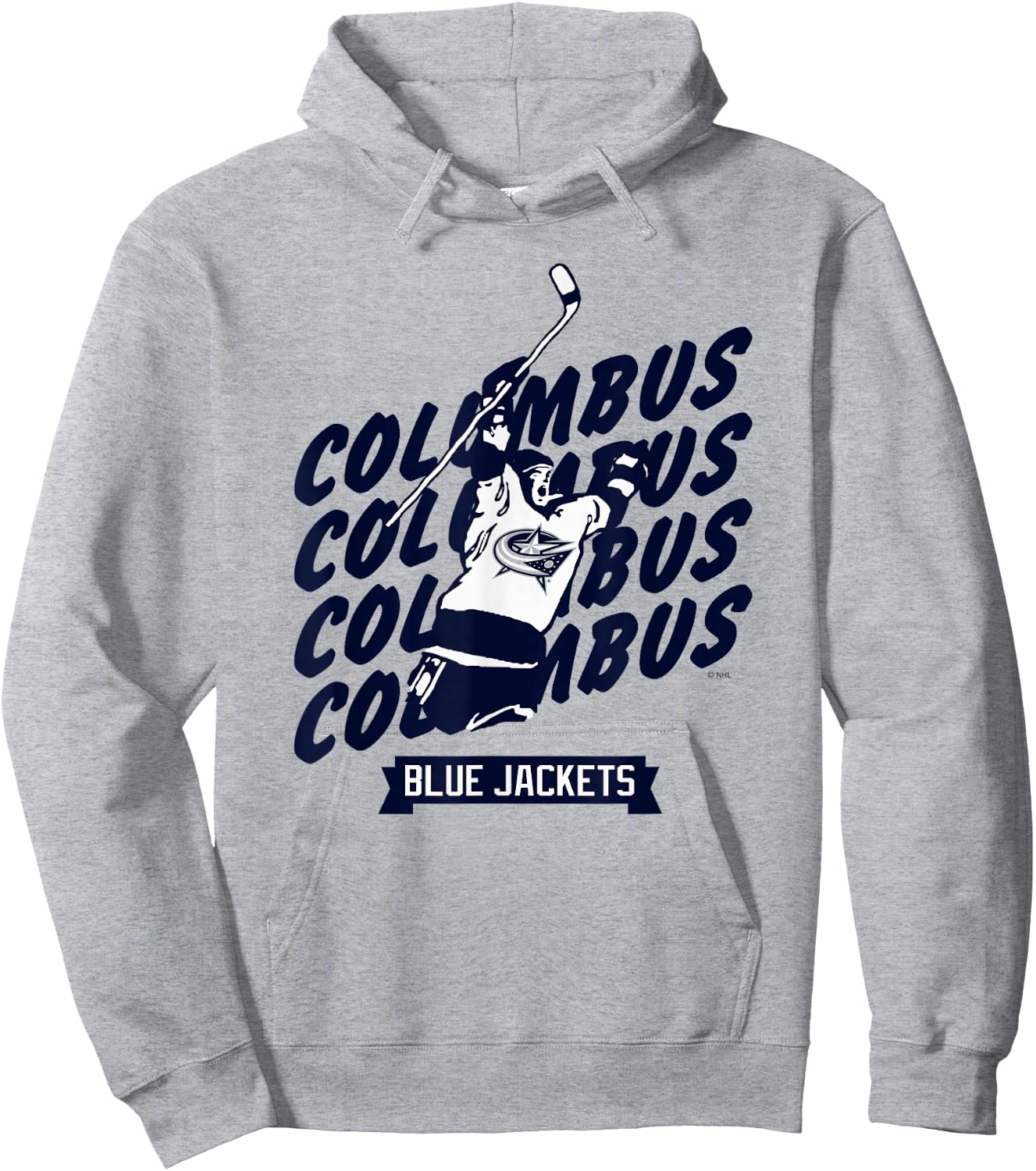 Columbus Blue Jackets Graffiti Red Officially Licensed Hoodie - Hoodie | Ash