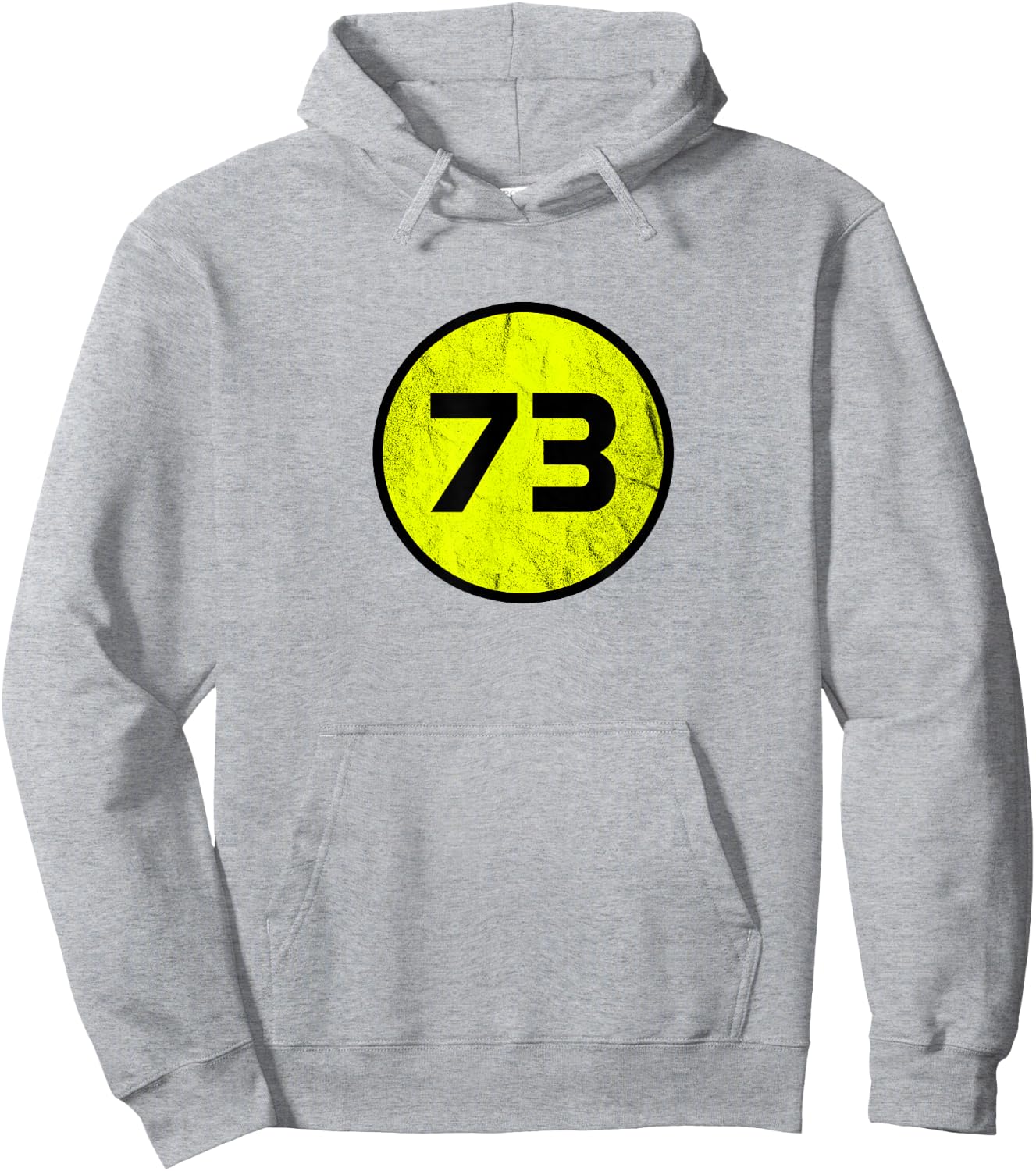 Number 73 Hoodie - Hoodie | Ash