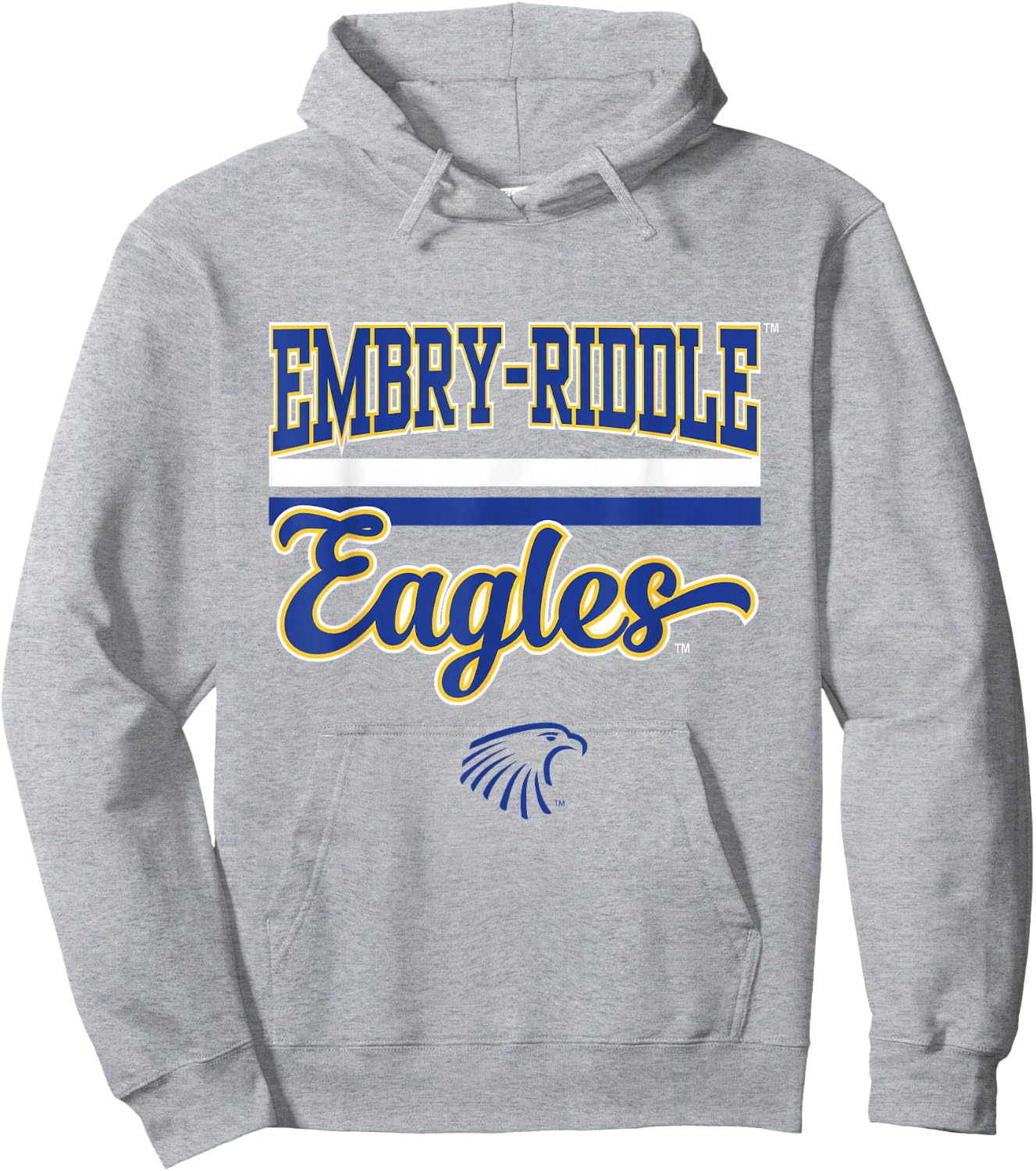 Embry Riddle Eagles |NCAA Official University | VNPEMBR301 Hoodie - Hoodie | Ash