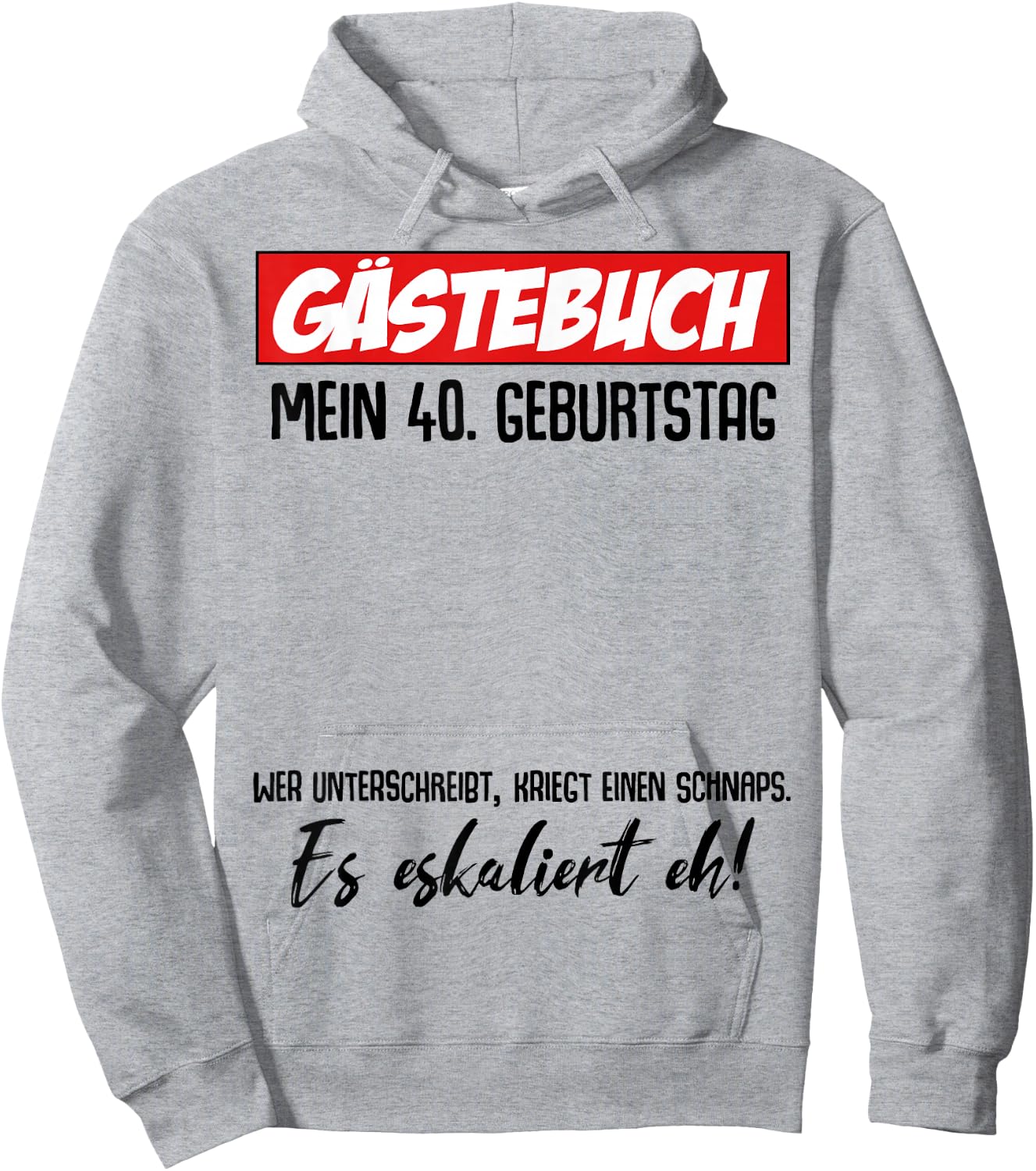 40th Birthday Man Decoration Funny 40th Birthday Woman Gifts , White, s Hoodie - Hoodie | Ash