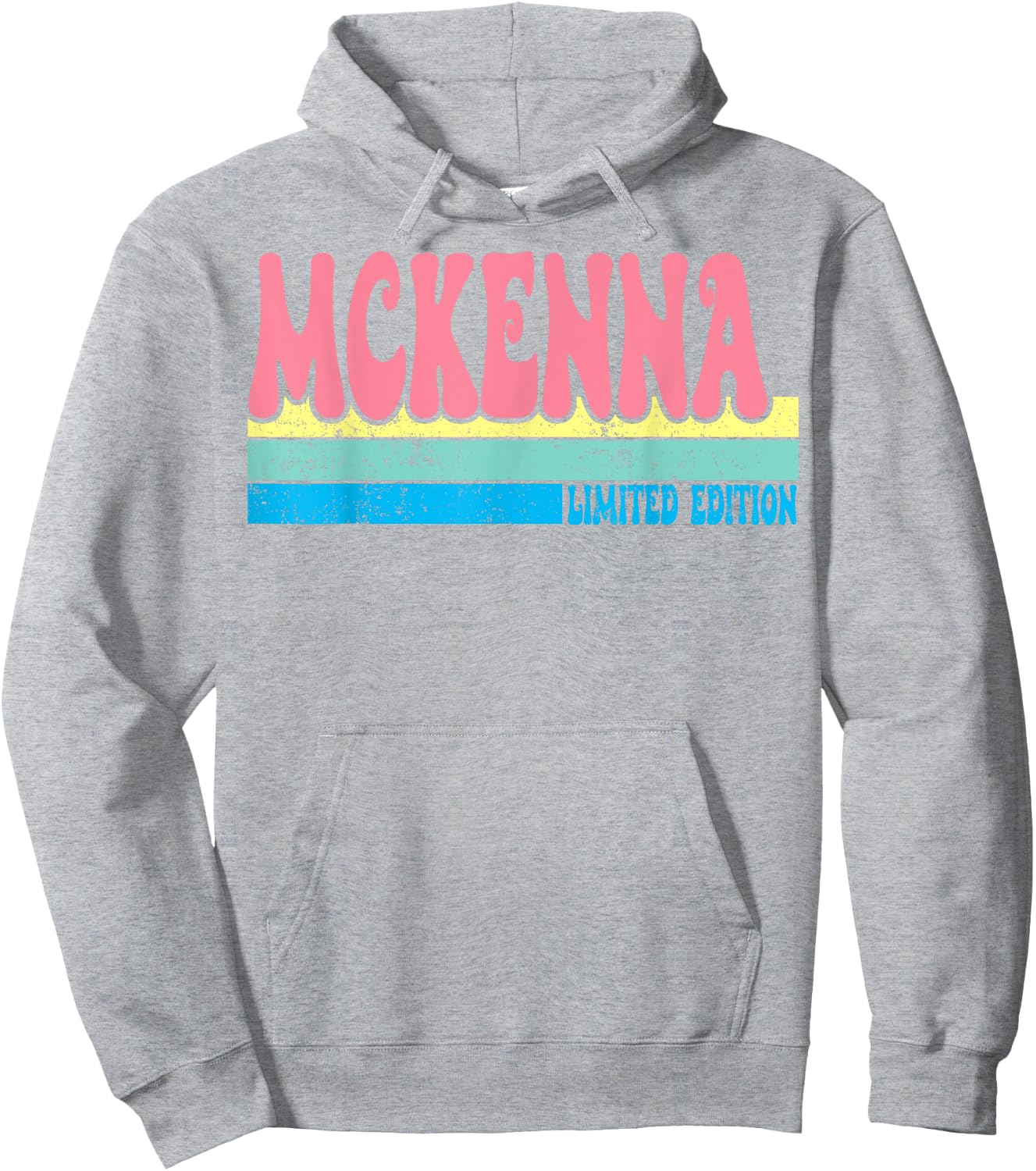 MCKENNA Name Personalized Cute Idea Groovy Women MCKENNA Hoodie - Hoodie | Ash