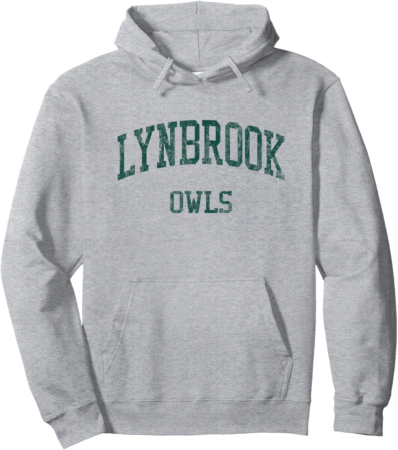 Lynbrook High School HS Lynbrook NY Vintage Sports Hoodie - Hoodie | Ash