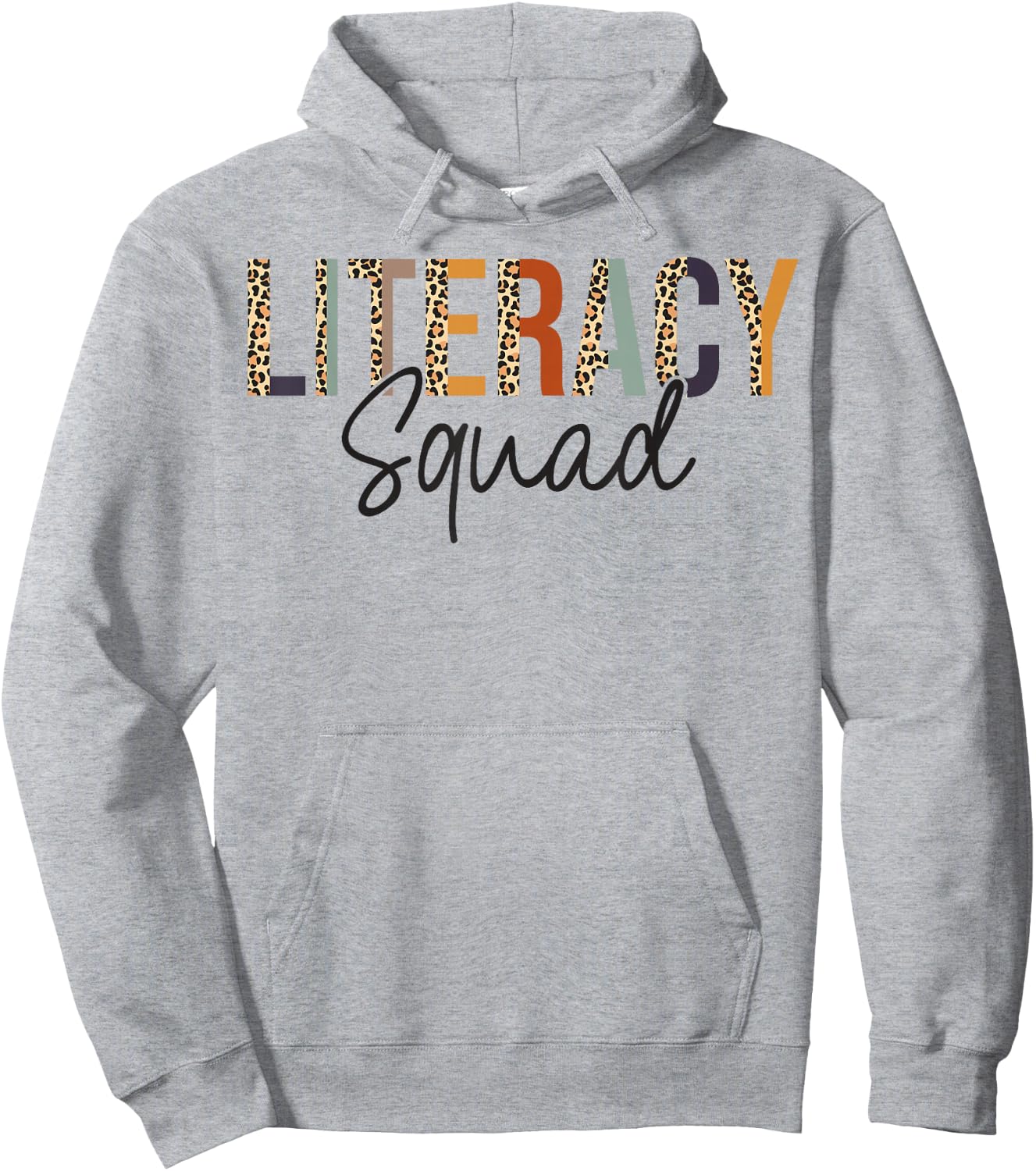 Literacy Squad Team Back To School Literacy Teacher Hoodie - Hoodie | Ash