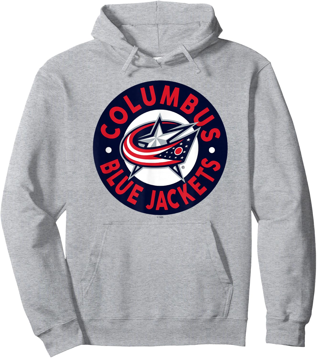 Columbus Blue Jackets Symbol Gray Officially Licensed Hoodie - Hoodie | Ash