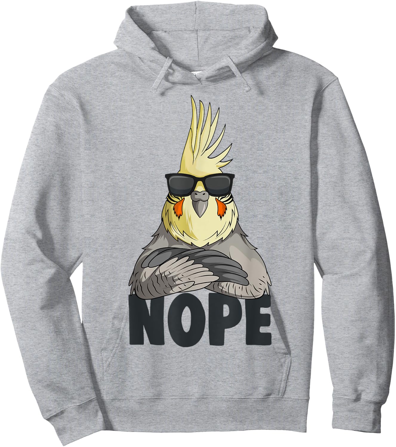 Cockatiel Bird Women Kids Girl Hoodie - Hoodie | Ash