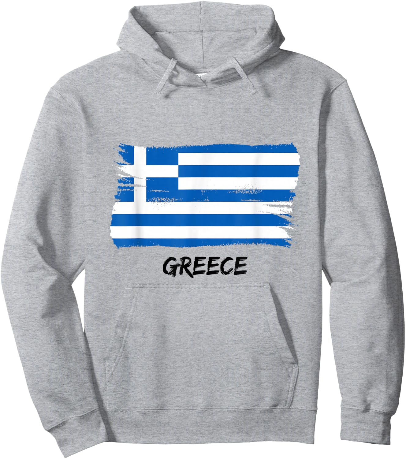 Greek Flag Greece , White Hoodie - Hoodie | Ash