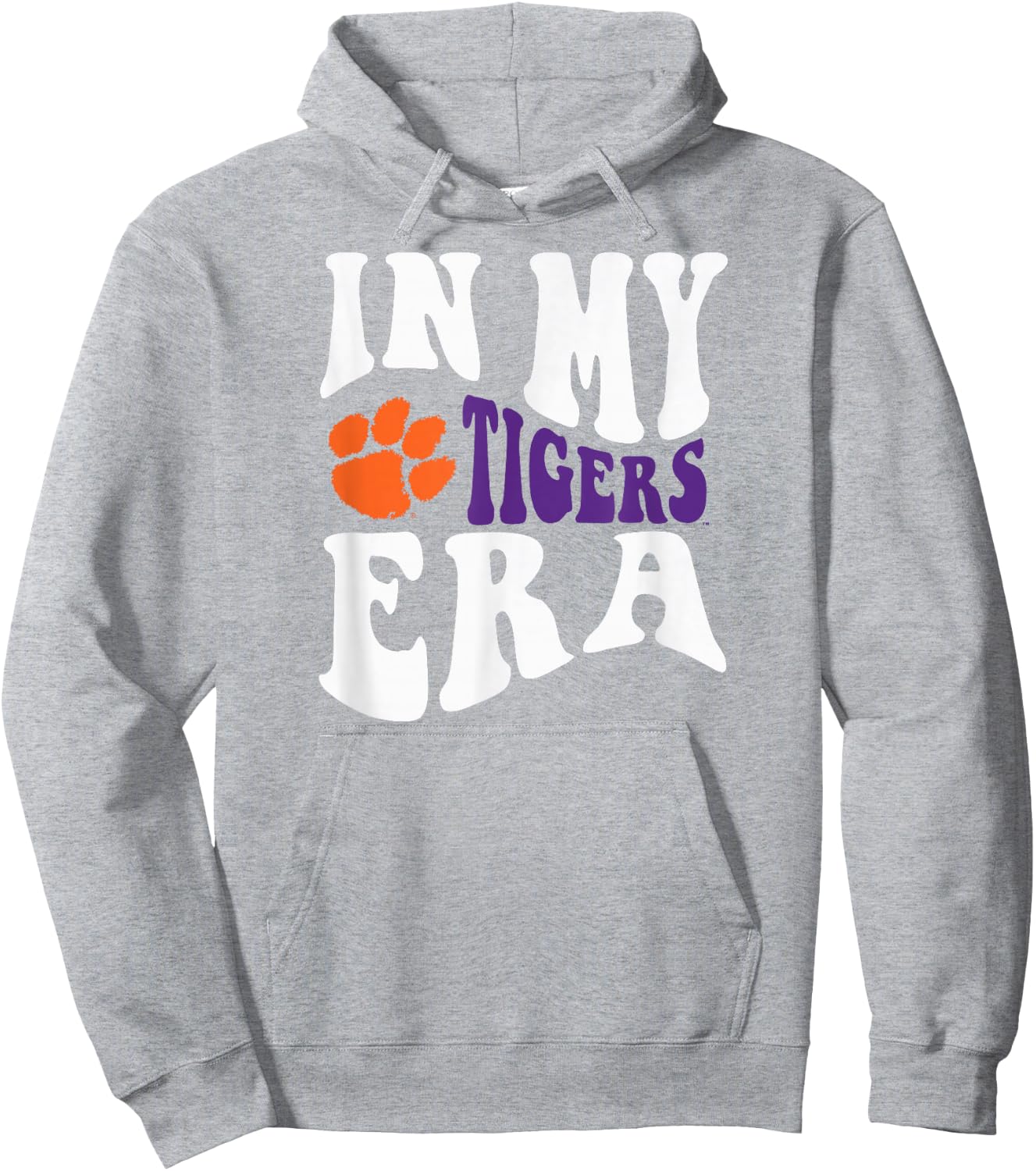 Clemson Tigers Era Gray Officially Licensed Hoodie - Hoodie | Ash