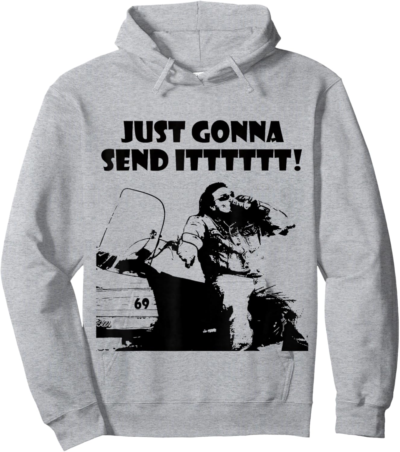 Just Gonna Send It! Hoodie - Hoodie | Ash