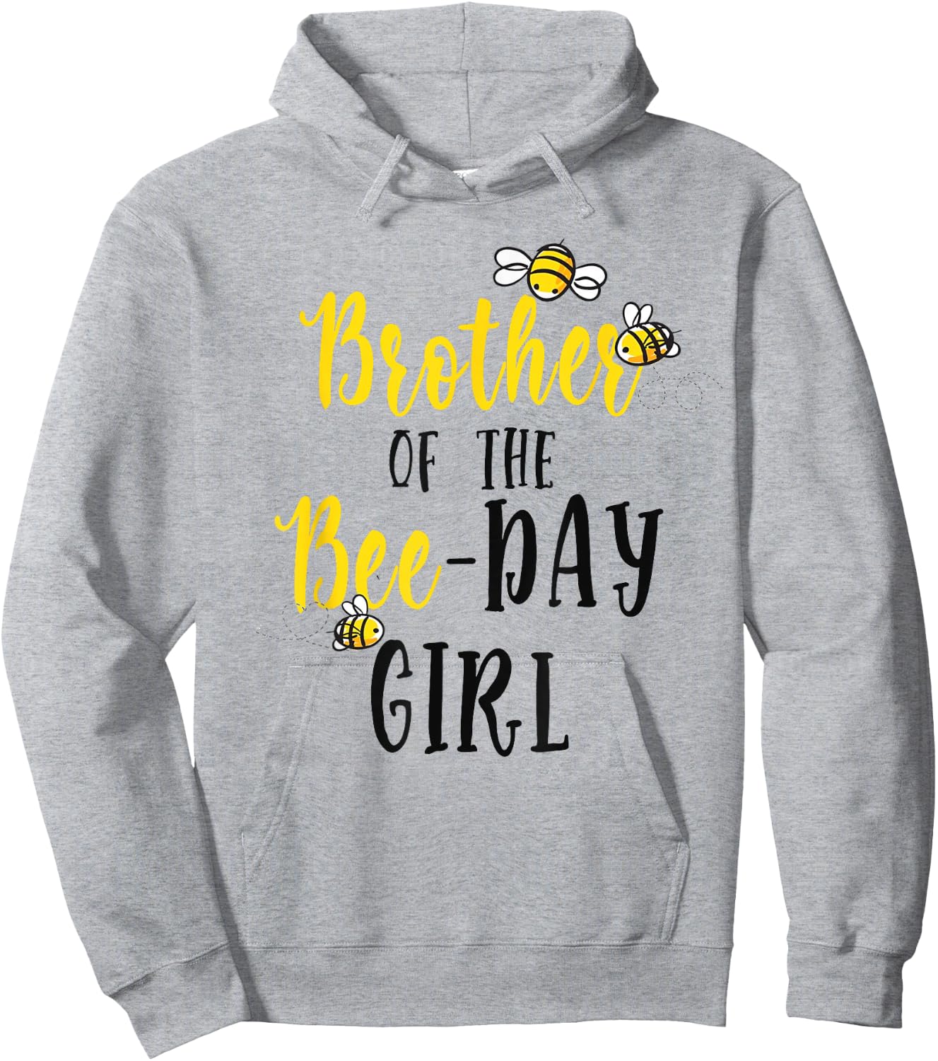 Brother of The Bee Day Girl Shirt Bee Birthday Matching Bro Hoodie - Hoodie | Ash
