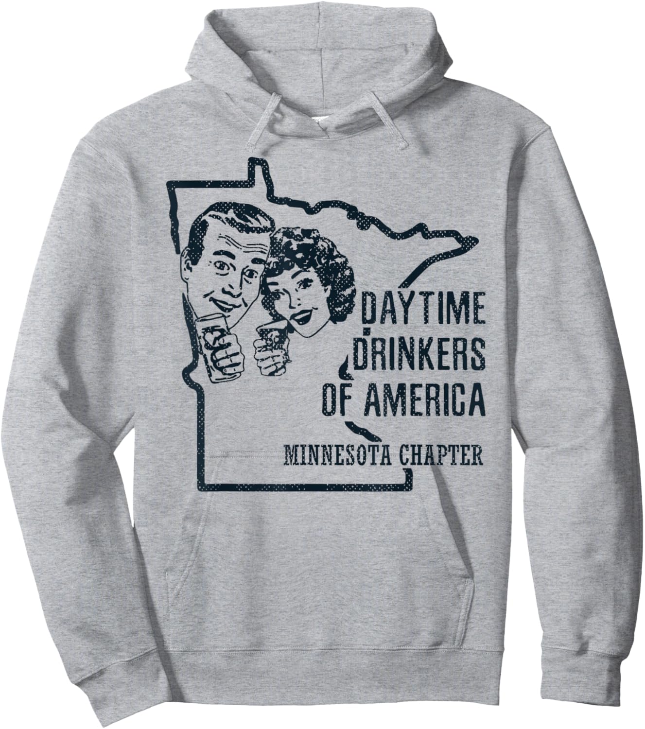 Minnesota Day Drinking Shirt Beer Wine Drinker Alcohol Gift Hoodie - Hoodie | Ash