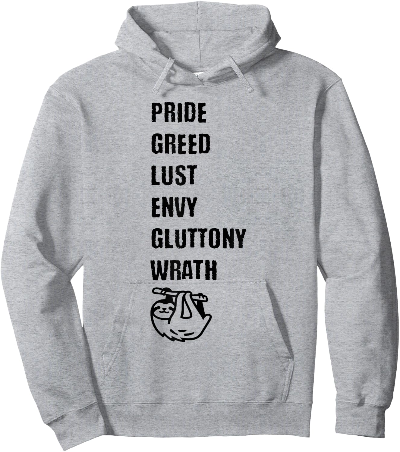 7 Deadly Sins Including Sloth The Cutest Sinner Hoodie - Hoodie | Ash
