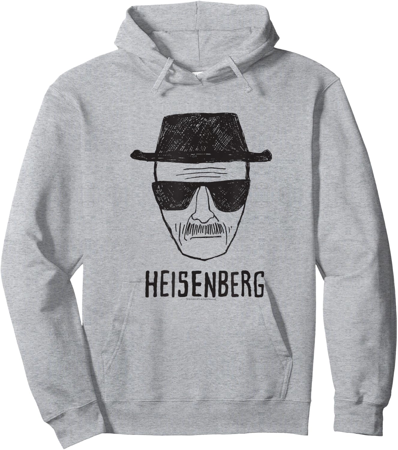 Breaking Bad Heisenberg Sketching , gray Hoodie - Hoodie | Ash
