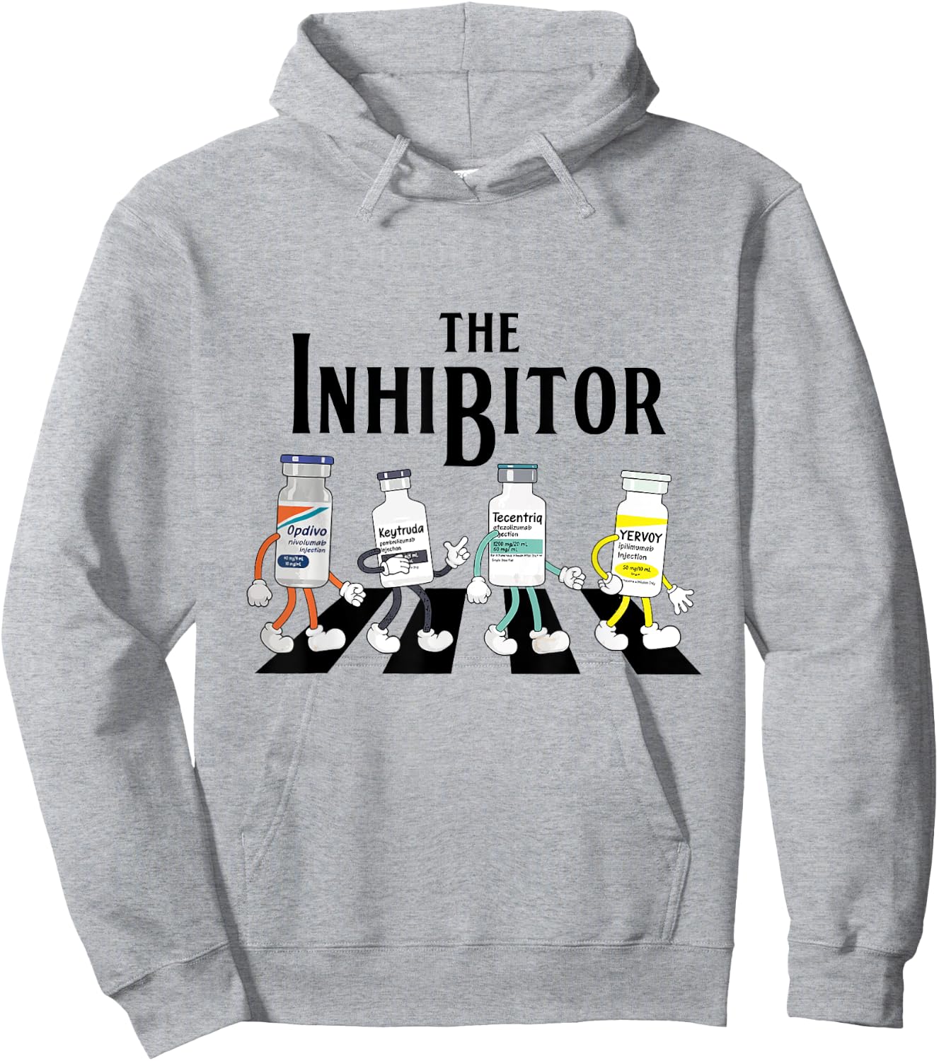 Oncology Nurse Shirt The Inhibitor Immunotherapy Hoodie - Hoodie | Ash