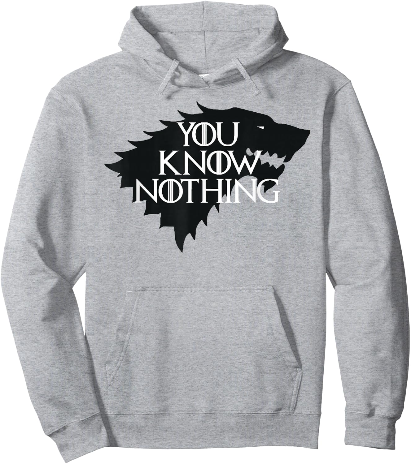 You Know Nothing T Shirt Hoodie - Hoodie | Ash