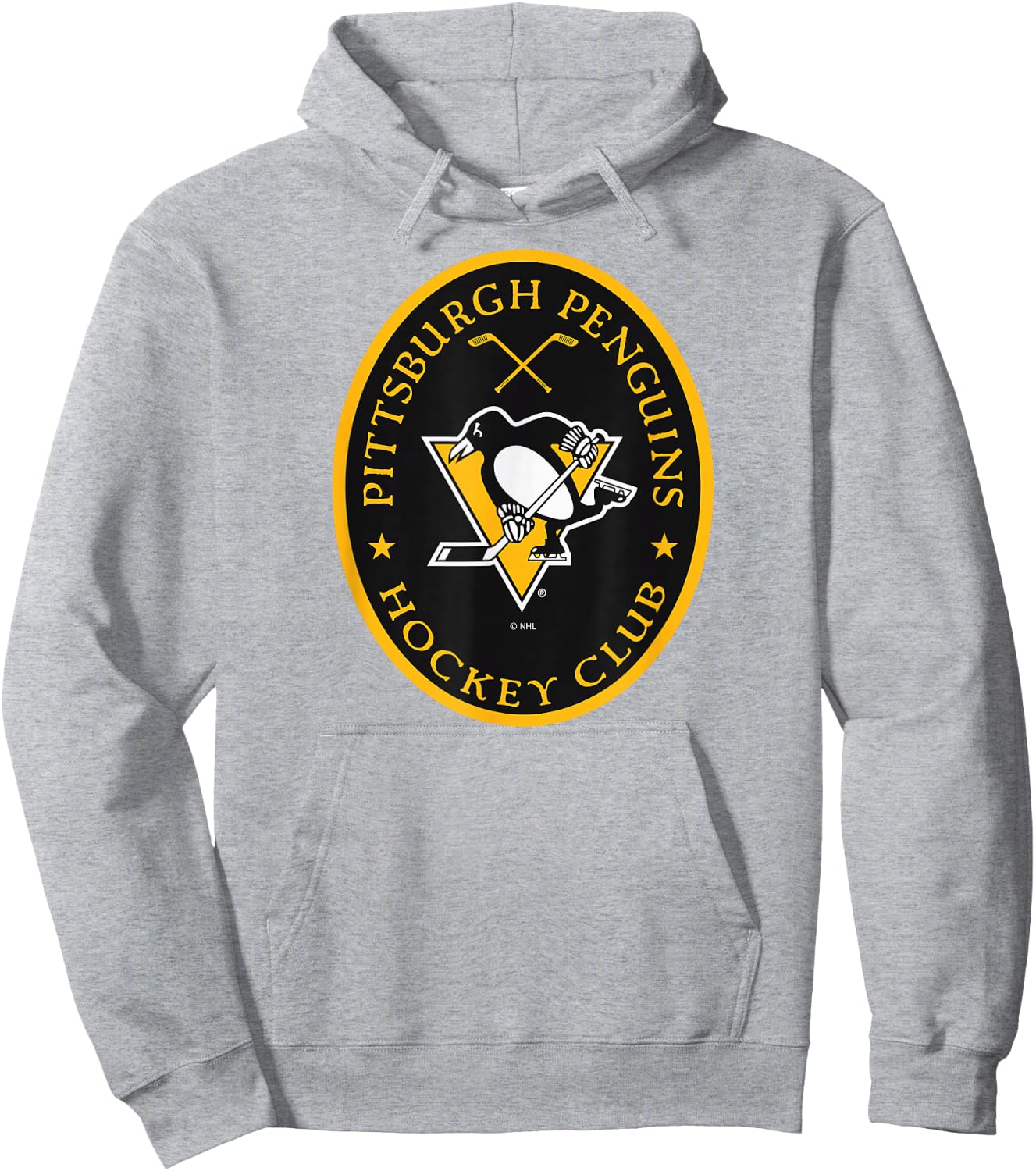 Pittsburgh Penguins Iconic Officially Licensed Hoodie - Hoodie | Ash
