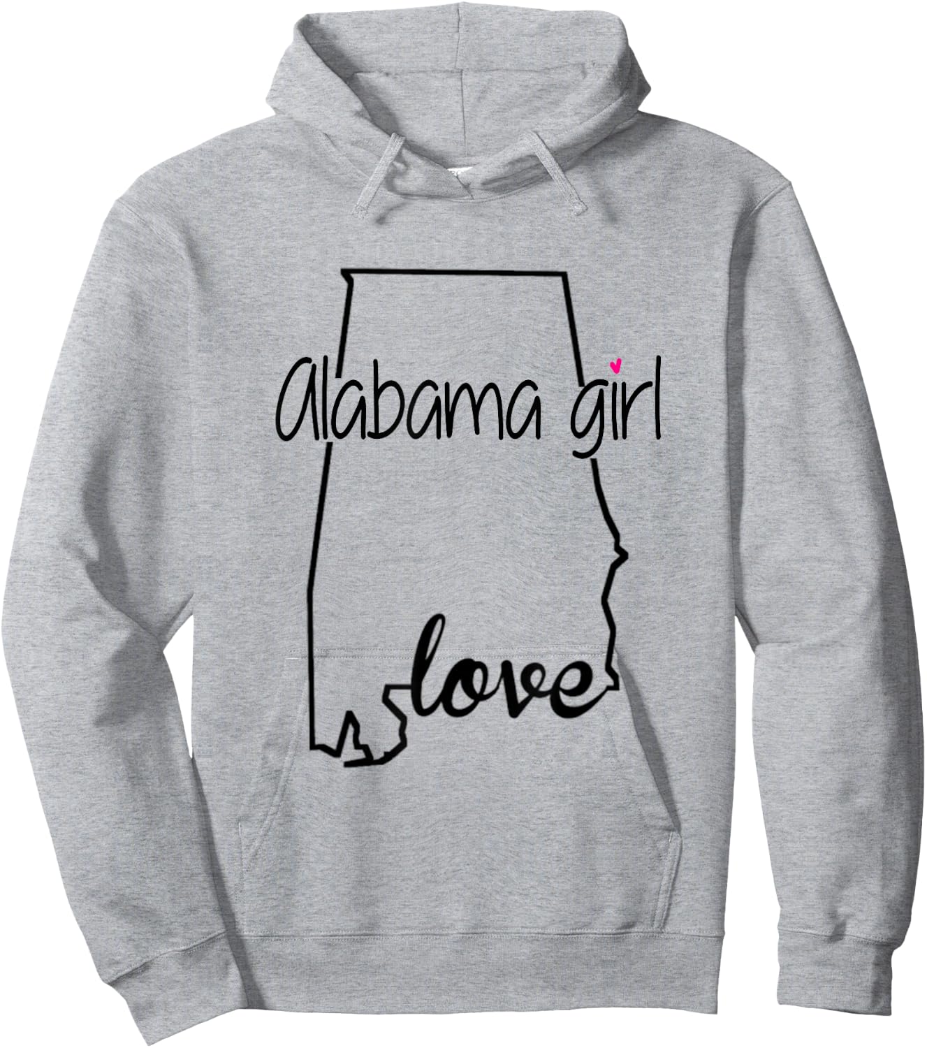 PREMIUM ALABAMA Girl Home State Yellowhammer State Hoodie - Hoodie | Ash