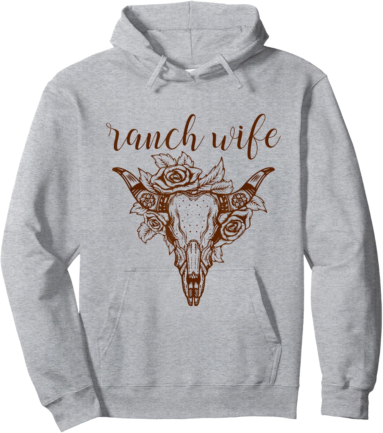 Ranch Wife Country Mama Tried Rodeo Music Outlaw Hippie Barn Hoodie - Hoodie | Ash