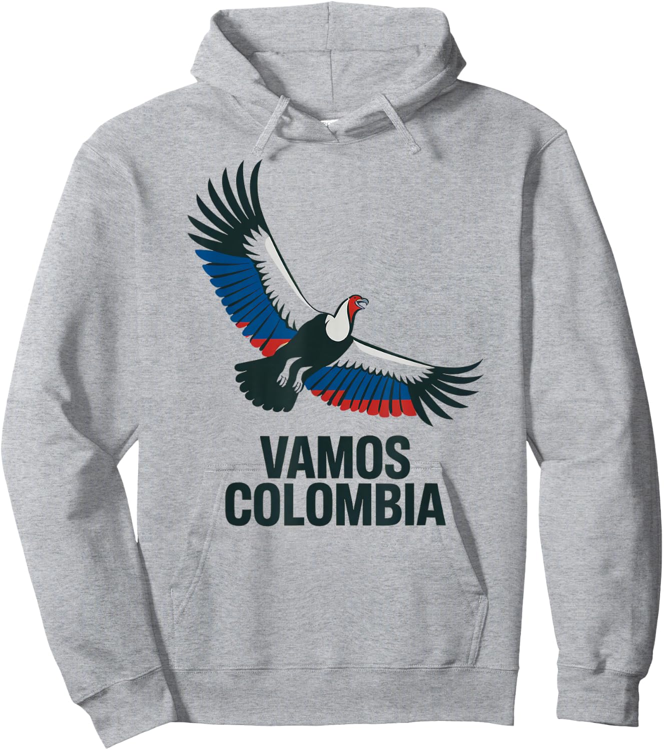 National Vamos Colombia Cheer Pride Country Game Day Hoodie - Hoodie | Ash
