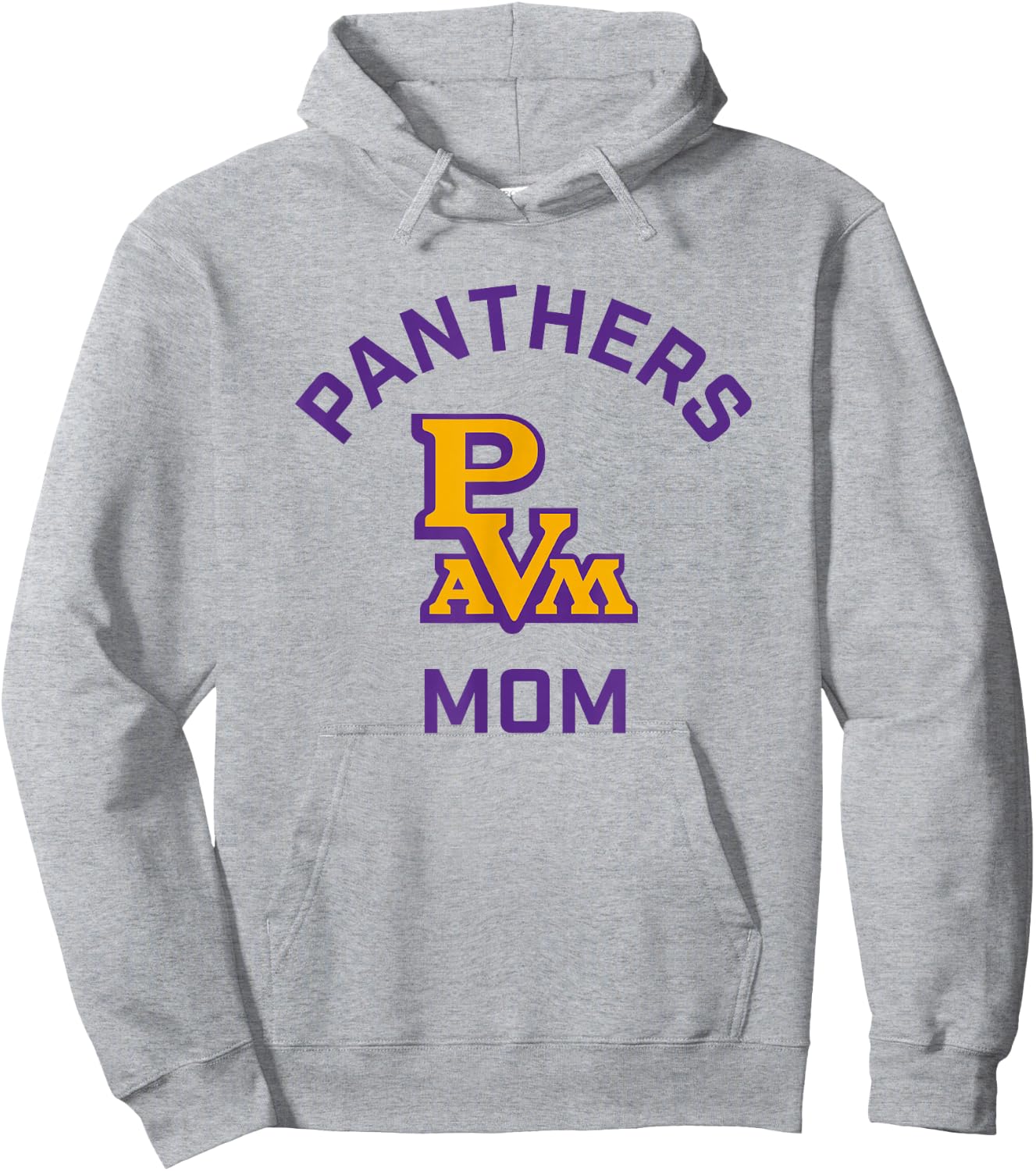 Prairie View A&M University Panthers Arched Mom Hoodie - Hoodie | Ash