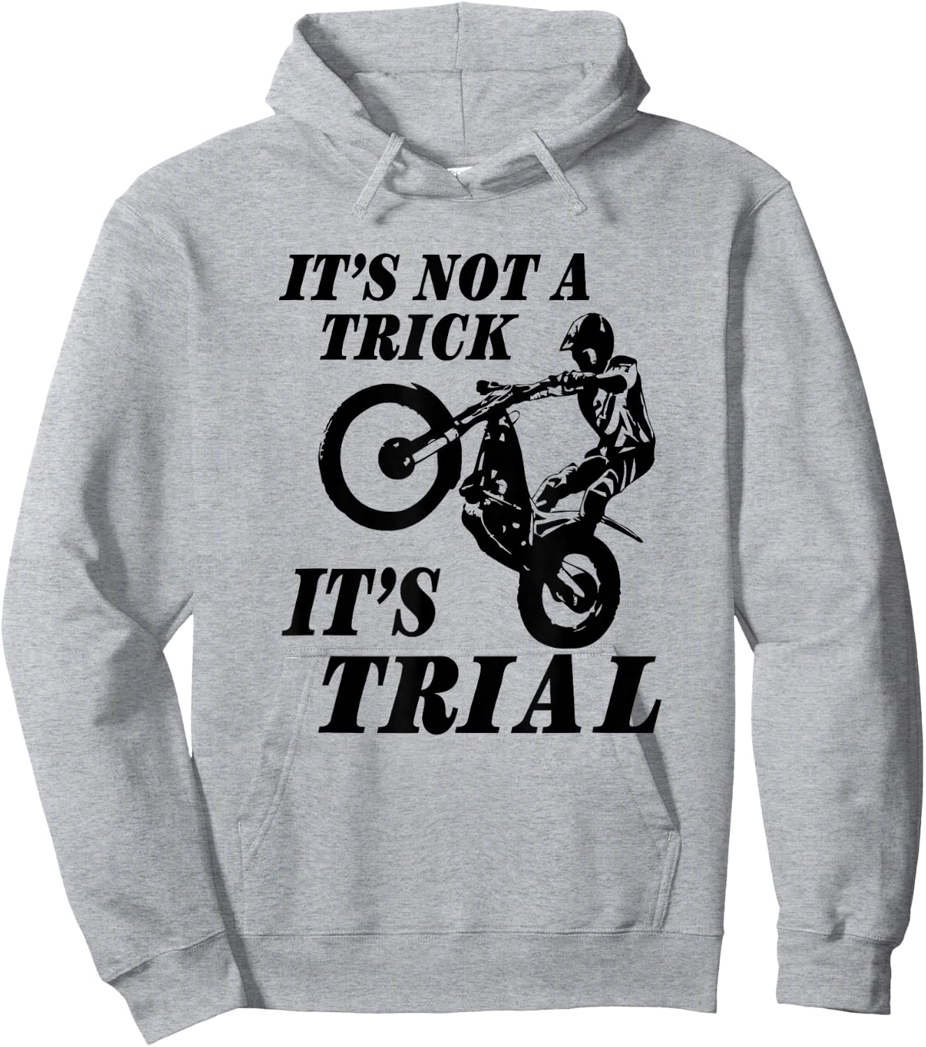 Trial Motorcycle Trial Driver Moto Trial Hoodie - Hoodie | Ash