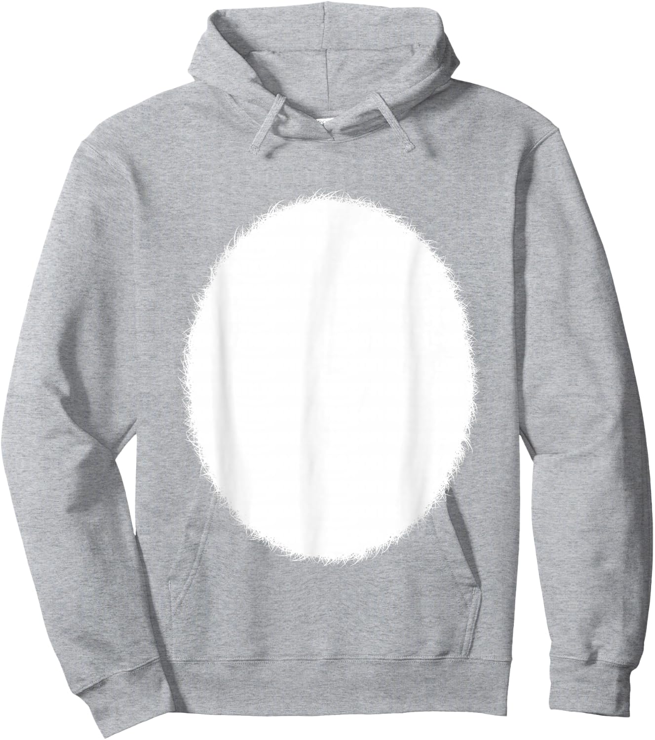 Pink Easter Bunny Rabbit White Furry Tummy Belly Costume Hoodie - Hoodie | Ash