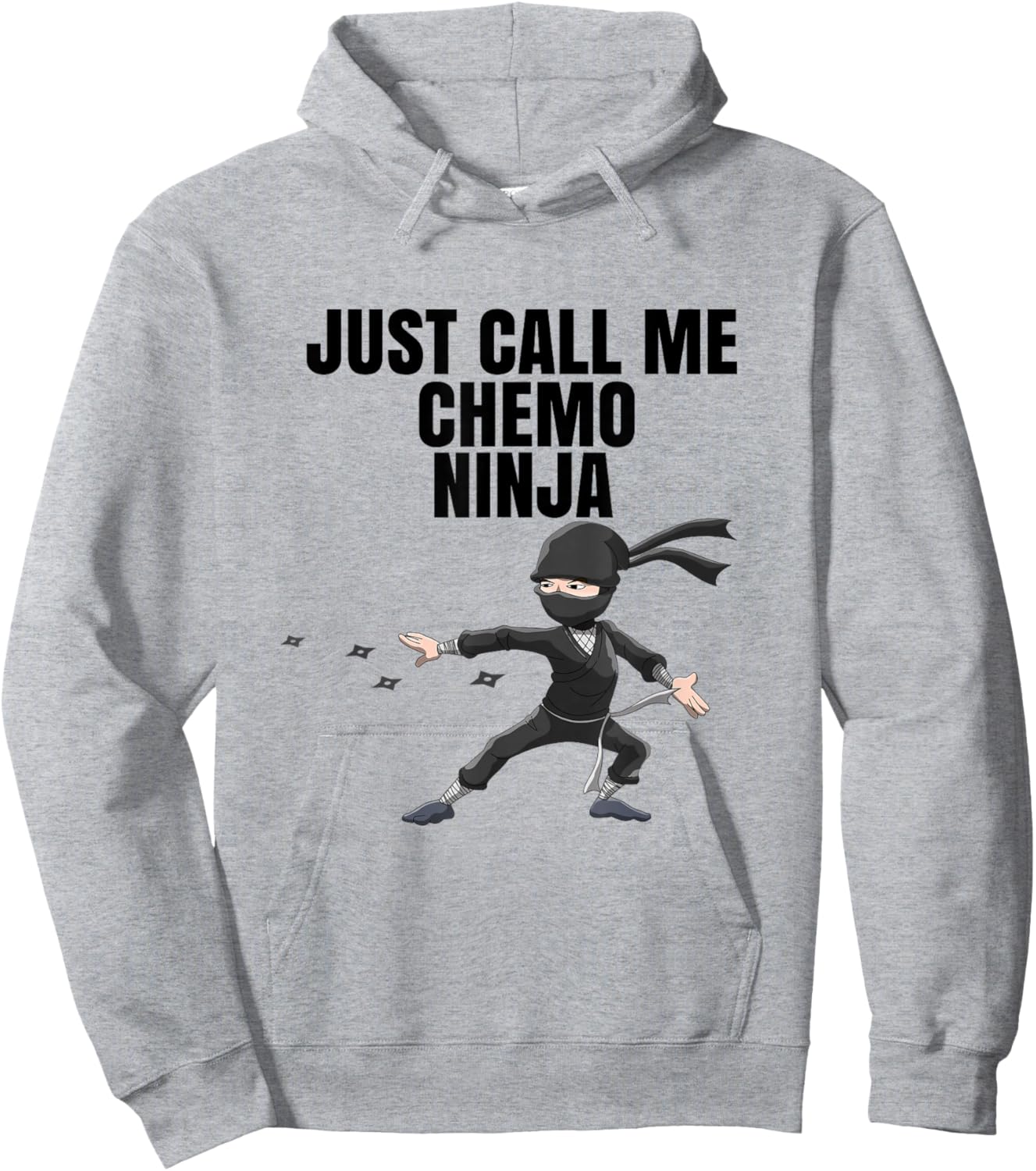 COOL Chemo Funny Gift : Chemo Ninja Shirt Outfit Gift Hoodie - Hoodie | Ash