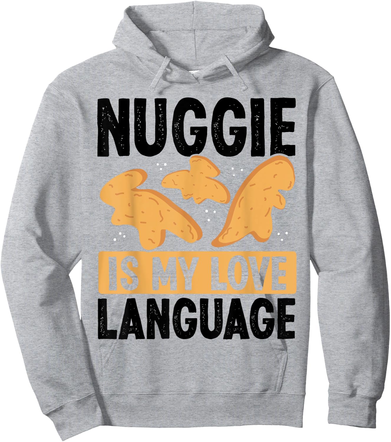 Dino Nuggets Dino Nugget Lover Keychain Chicken Nugget Hoodie - Hoodie | Ash