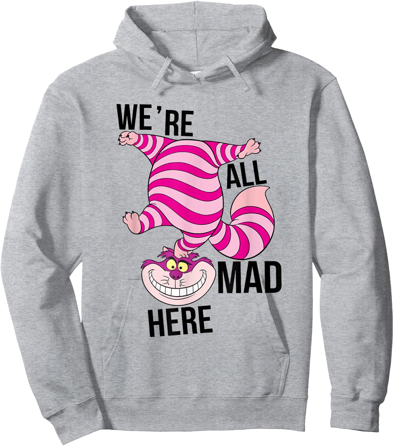 Alice In Wonderland All Mad Here Hoodie - Hoodie | Ash