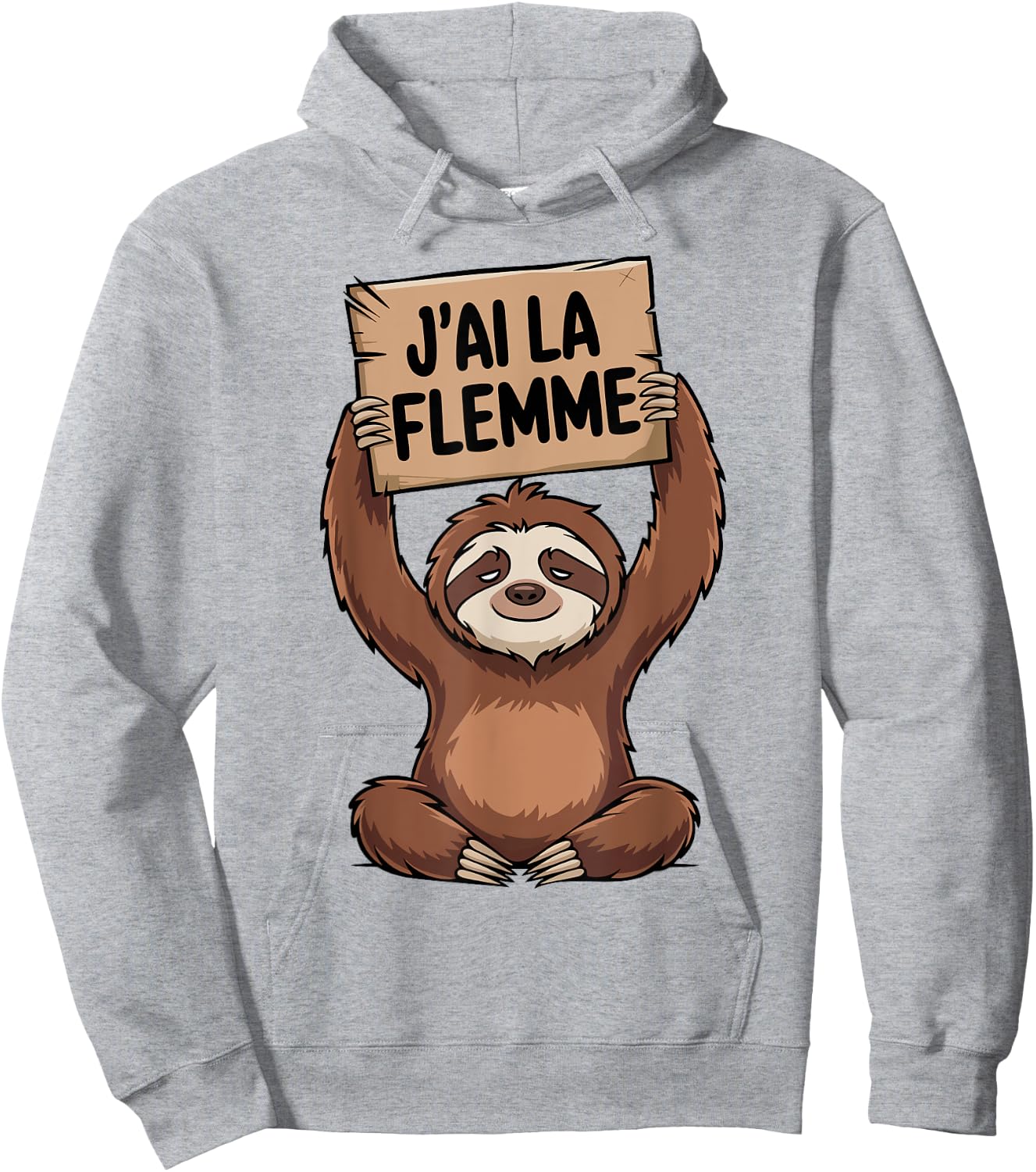 Lazy Funny Lazy Sleep I Have the Flemme , white, S Hoodie - Hoodie | Ash
