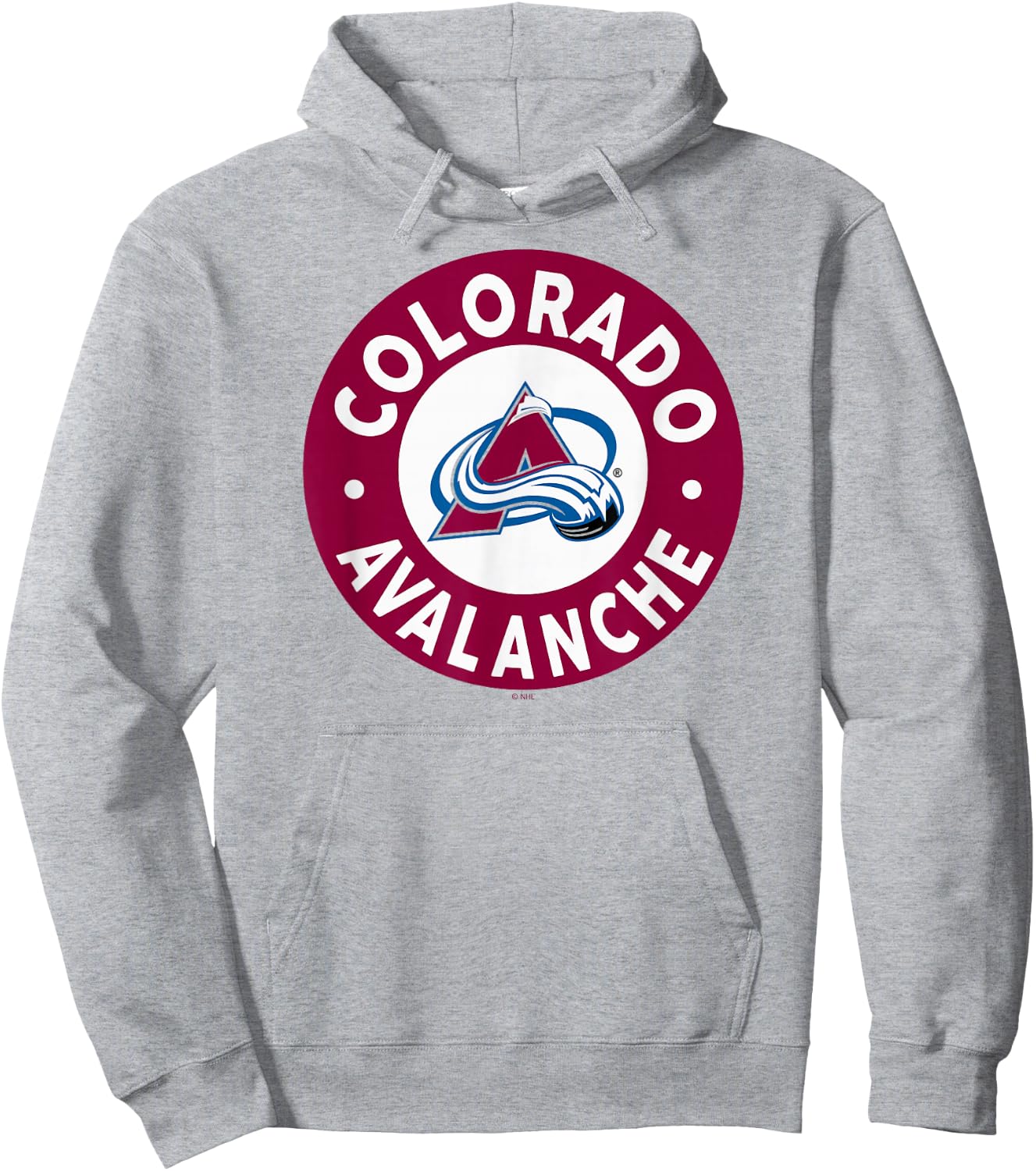 Colorado Avalanche Symbol Gray Officially Licensed Hoodie - Hoodie | Ash