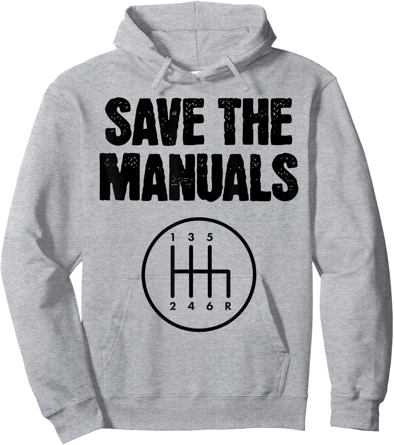 Save The Manuals Schaltgetriebe mit Schaltgetriebe Hoodie - Hoodie | Ash