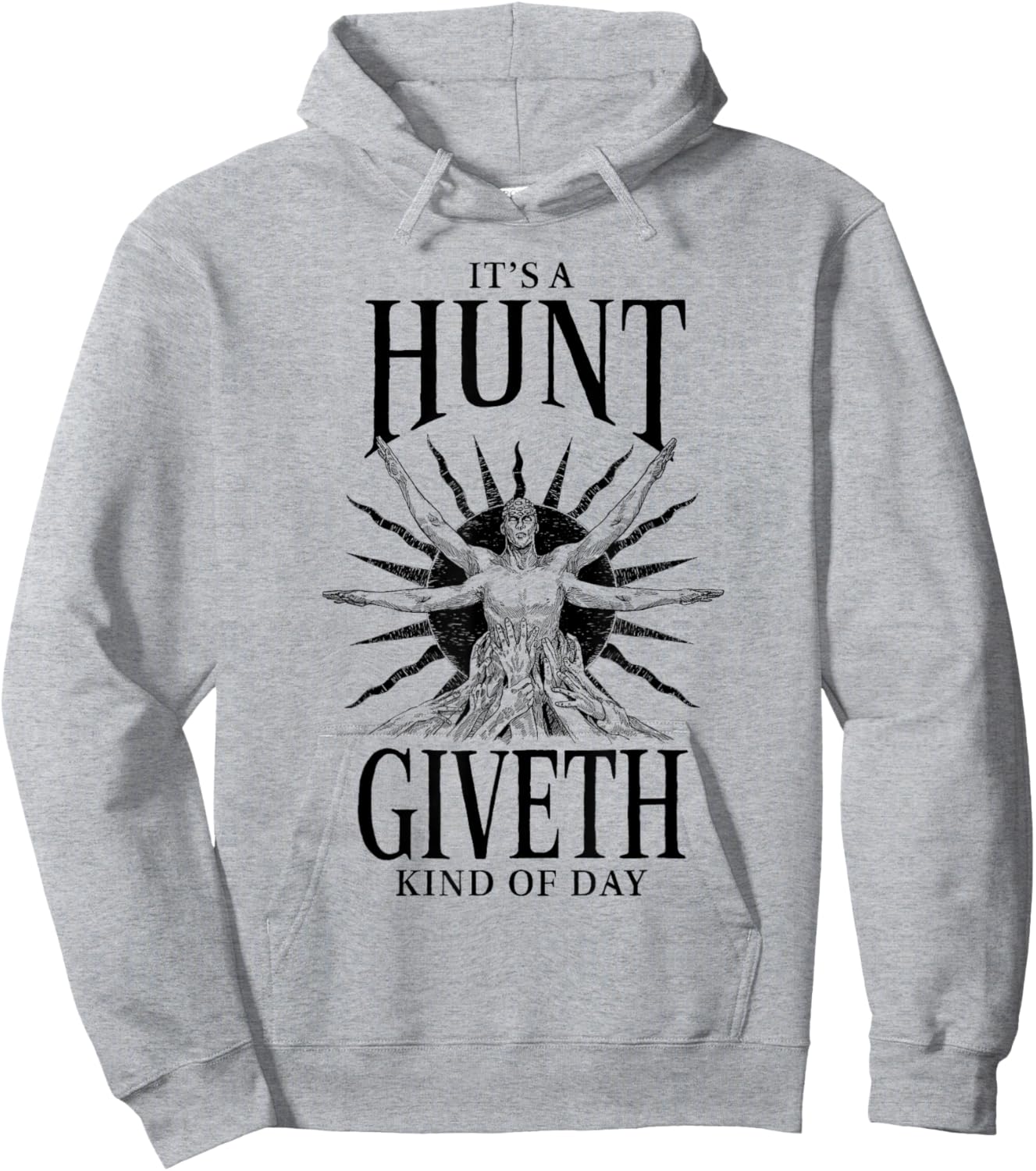 Hunt: Showdown It's a Hunt Giveth Kind of Day Light Edition , white, S Hoodie - Hoodie | Ash