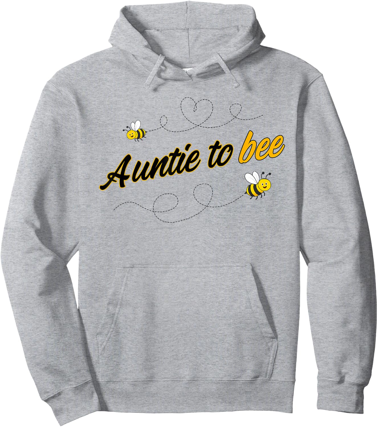 Auntie to Bee Gender Reveal Pregnancy Announcement Hoodie - Hoodie | Ash