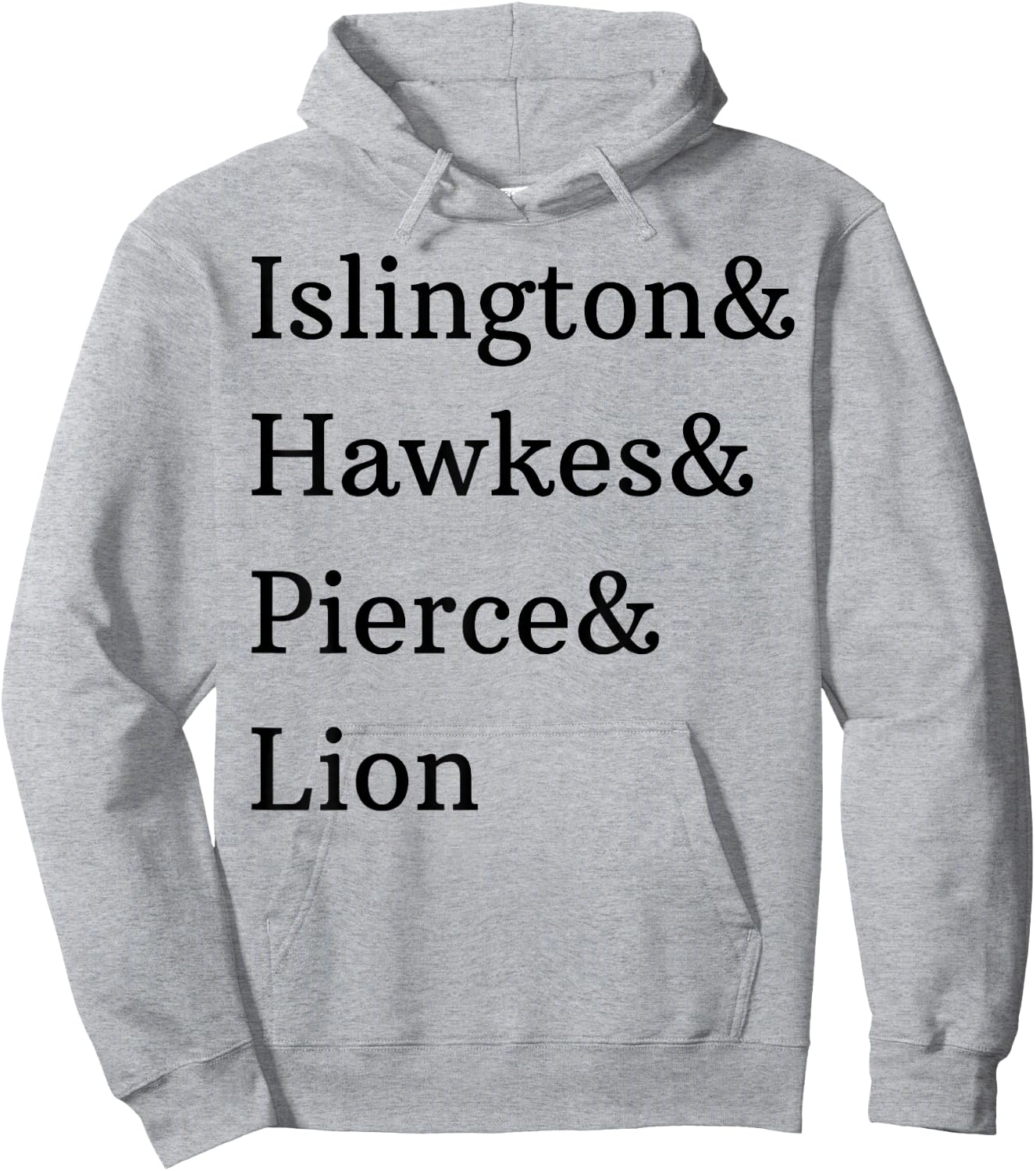 Islington Hawkes Pierce Lion Hoodie - Hoodie | Ash