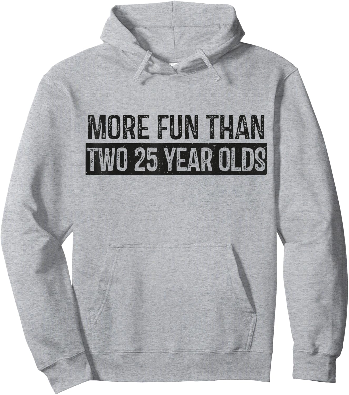 More Fun Than 2 25 Year Olds Cute 50th Birthday Party Funny Hoodie - Hoodie | Ash