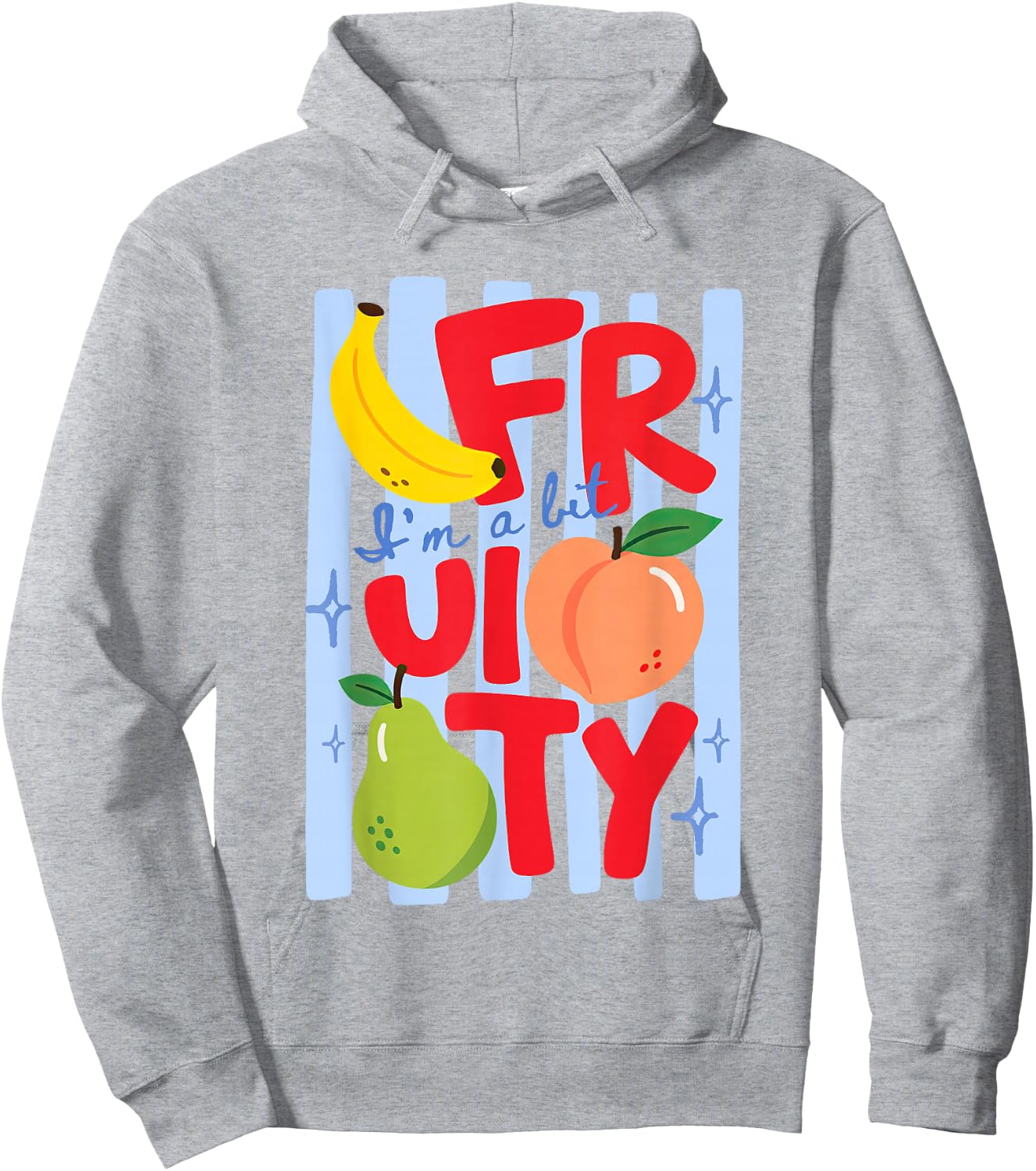 I'm A Bit Fruity LGBT Queer Pride Month Gay Lesbian Bisexual Hoodie - Hoodie | Ash