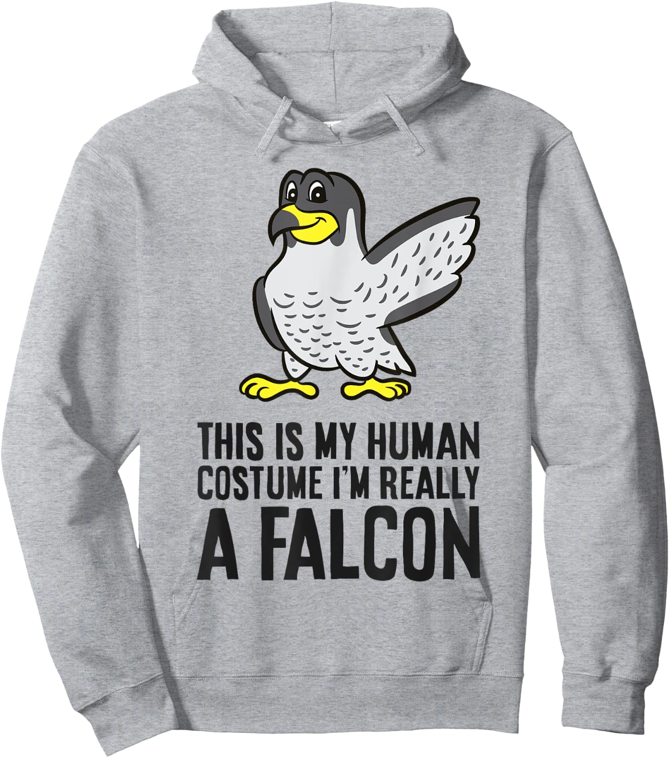 This Is My Human Costume I'm Really A Falcon Hoodie - Hoodie | Ash
