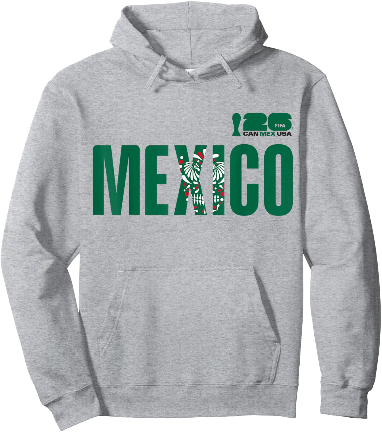 FIFA WORLD CUP26 Mexico Host Country Team Graphic Hoodie - Hoodie | Ash