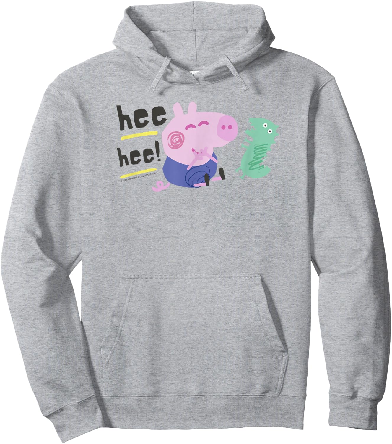 Peppa Pig Hee Hee! George Playing with Mr. Dinosaur Hoodie - Hoodie | Ash